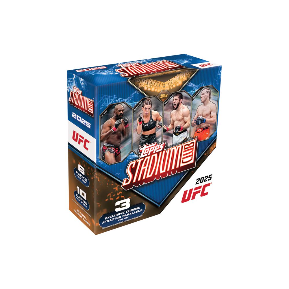 Topps Sammelkarte 2025 Topps Stadium Club UFC Megabox Englisch