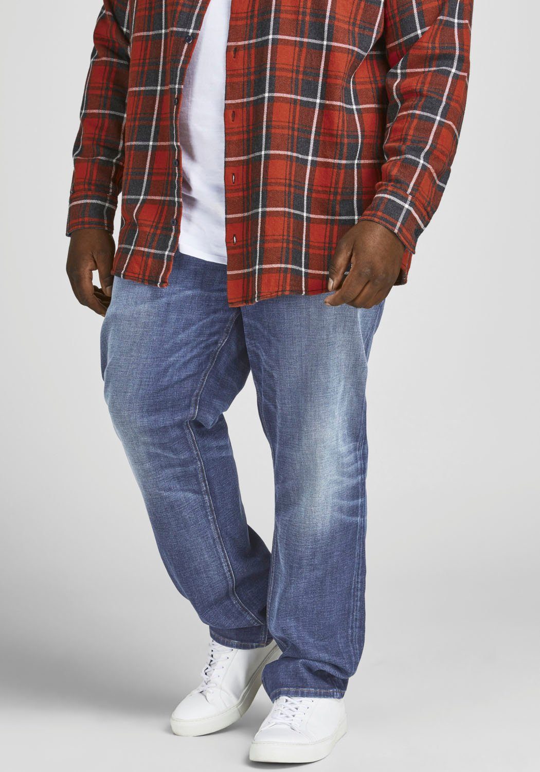 Jack & Jones PlusSize Slim-fit-Jeans GLENN ORIGINAL Bis Weite 48 blue-denim