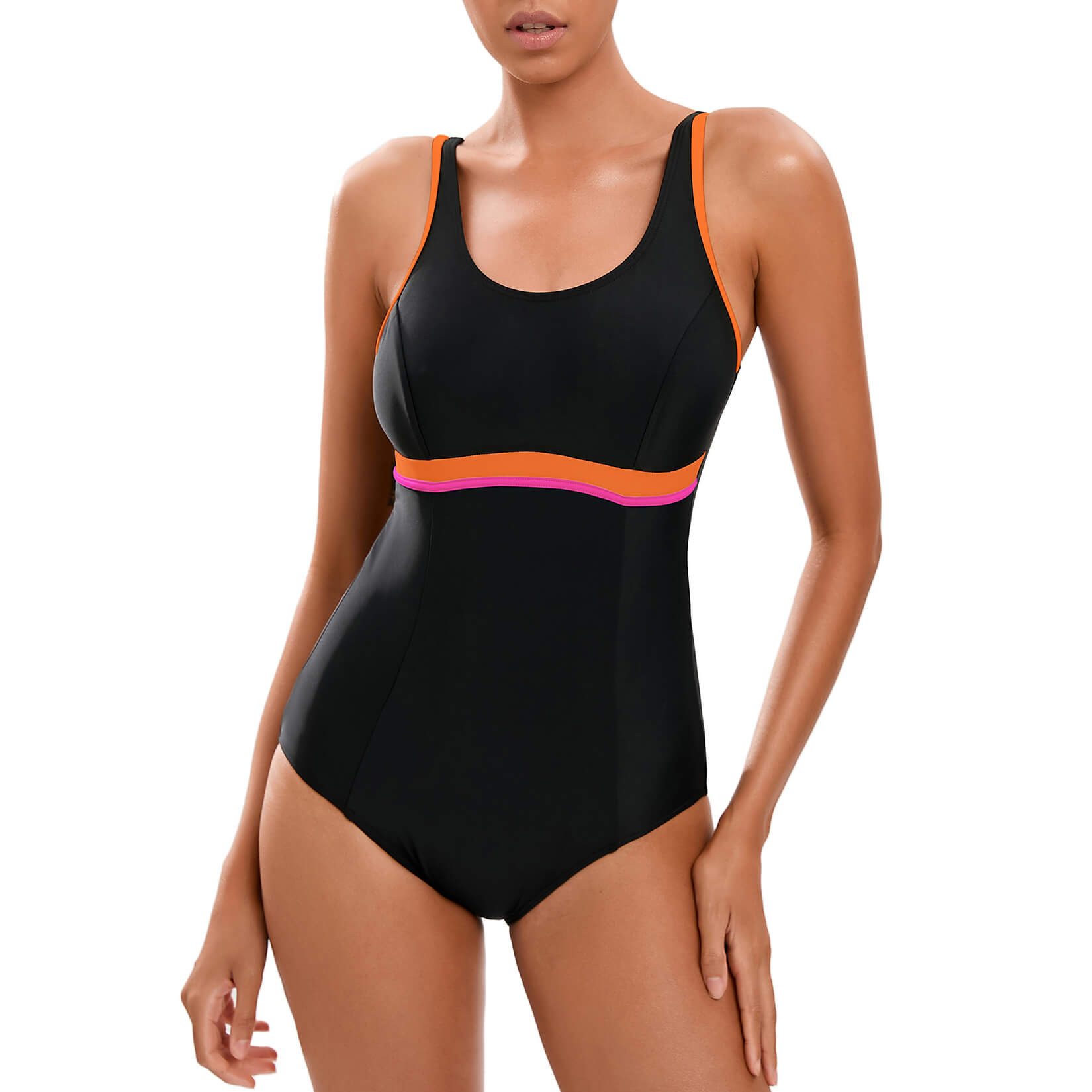 COFI 1453 Badeanzug Damen-Badeanzug im Sport-Stil günstig online kaufen