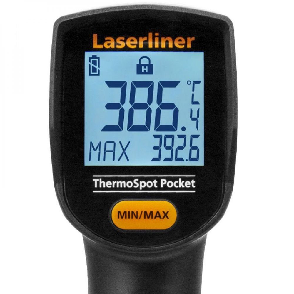 LASERLINER Laserwasserwaage Laserliner ThermoSpot Pocket Berührungsloses Infrarot-Temperaturmessg