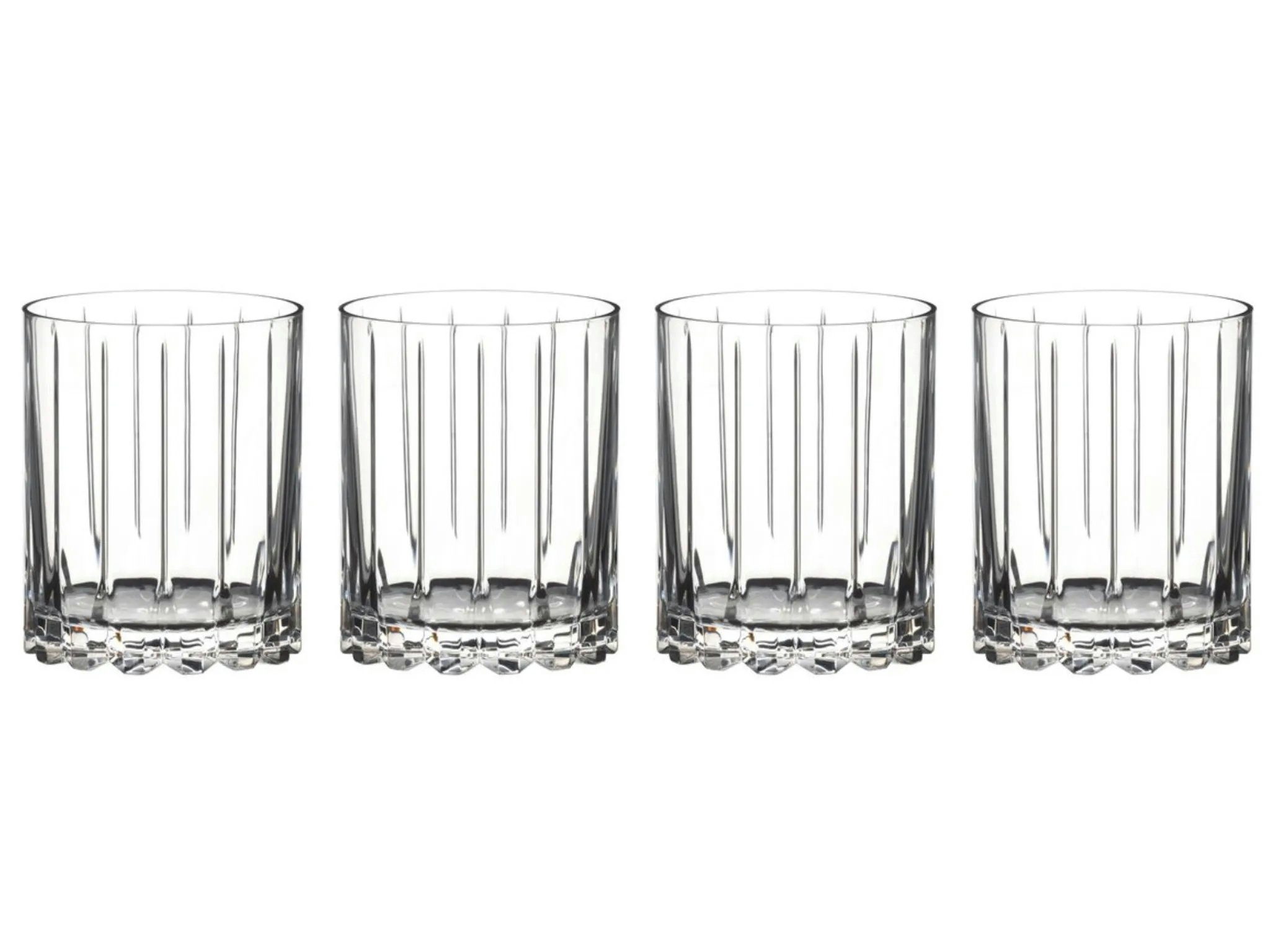 RIEDEL THE WINE GLASS COMPANY Glas Riedel Bar Double Rocks 0,37l 4er SET, Glas