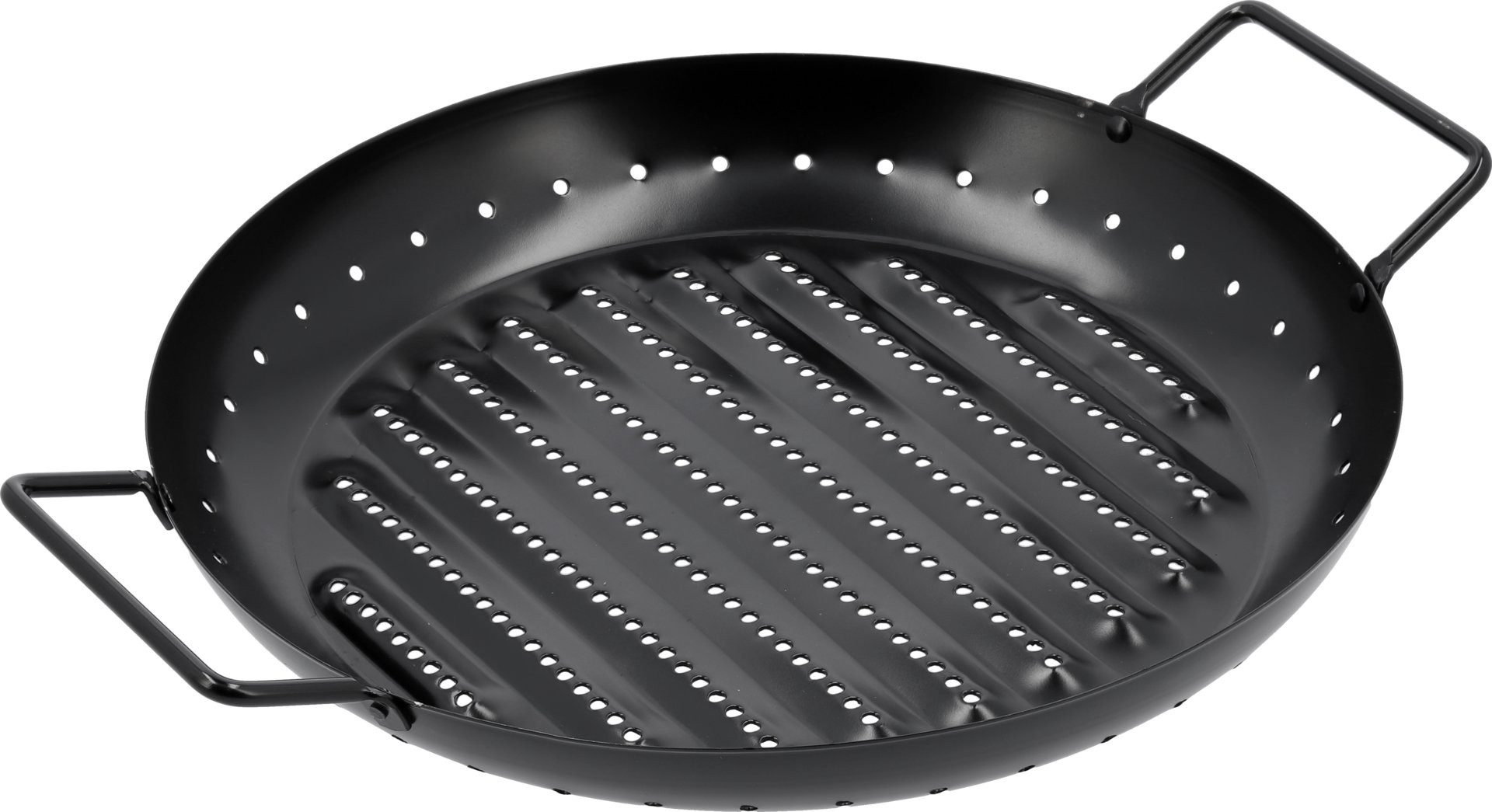 TRIZERATOP Grillpfanne Grillpfanne aus Karbonstahl mit Antihaftbeschichtung 30 cm, (Grillpfanne aus Karbonstahl mit Antihaftbeschichtung 30 cm, Grillpfanne aus Karbonstahl mit Antihaftbeschichtung 30 cm), Qualität