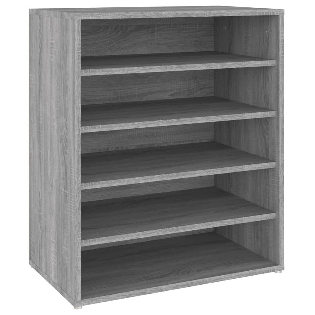 vidaXL Schuhregal Schuhschrank Grau Sonoma 60x35x70 günstig online kaufen