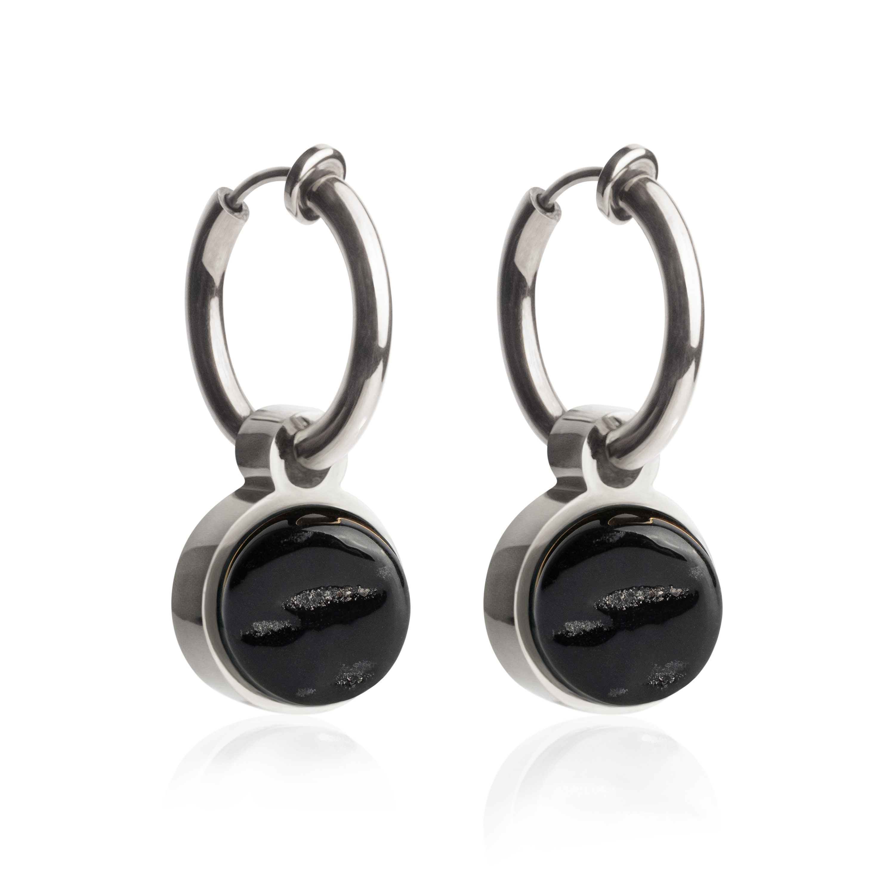 ALEXASCHA Paar Клипсы Clip Серьги-кольца mit Einhänger • Mix & Match Серьги ohne Ohrloch • 14mm