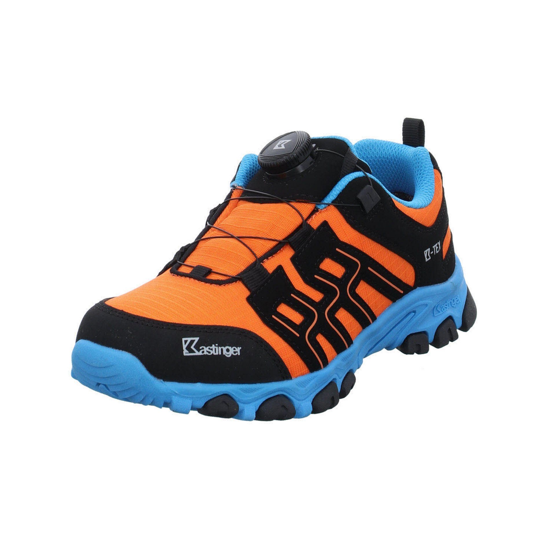 Kastinger Jungen Schnürhalbschuhe Kari Outdoorschuh Outdoorschuh Synthetikkombination orange/black