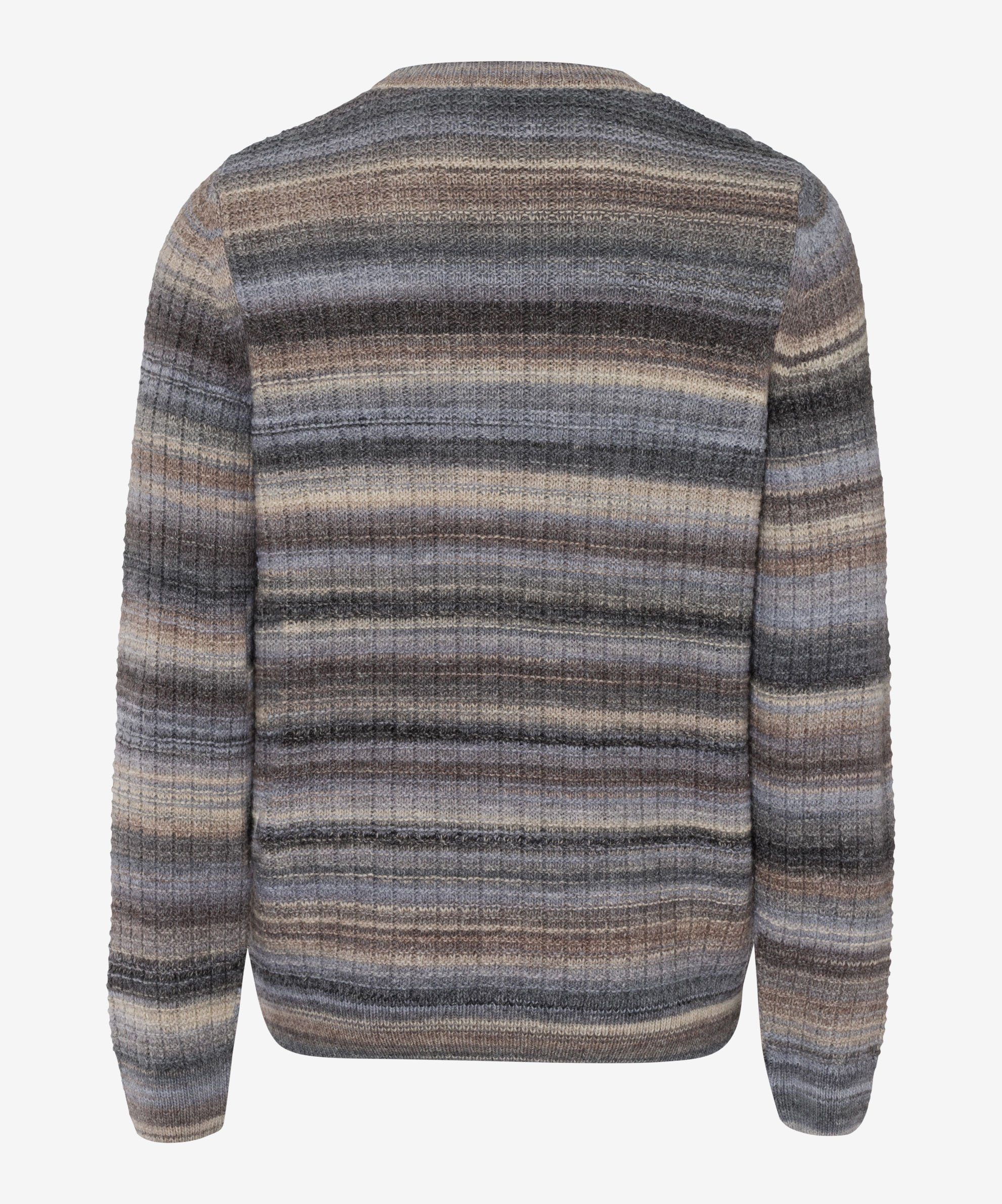 Brax Rundhalspullover Pullover mit markanter Struktur