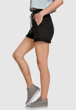 URBAN CLASSICS Stoffhose Urban Classics Damen Ladies Beach Terry Shorts (1-tlg)