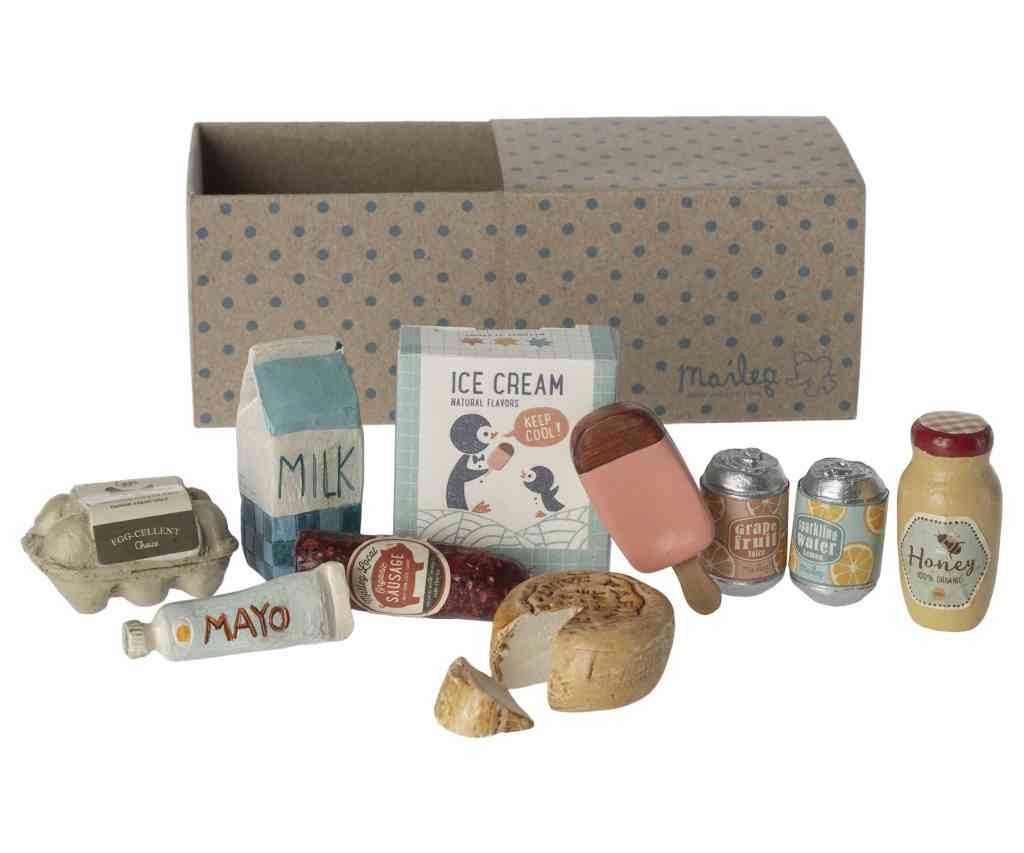 Maileg Puppenhausmöbel Maileg Miniatur Einkaufsbox, Puppenhauszubehör