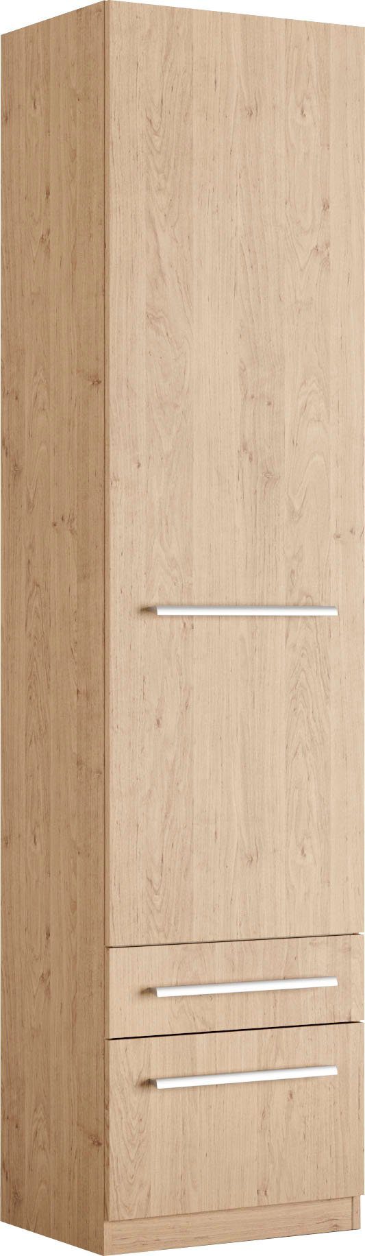priess Kleiderschrank Schrank Garderobe Wäscheschrank Barcelona in 5 Breiten viel Stauraum, geräumige Schubkästen, mit Spiegel, MADE IN GERMANY