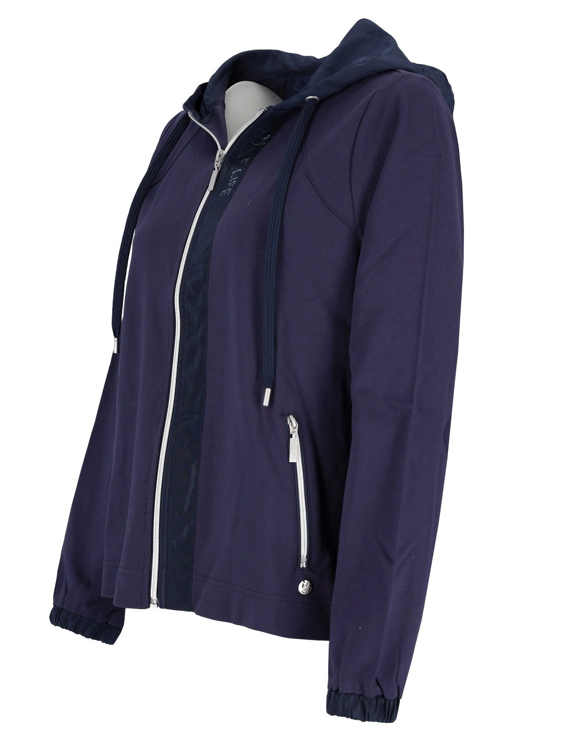 Hajo Kurzjacke Jacke mit Taft-Kapuze