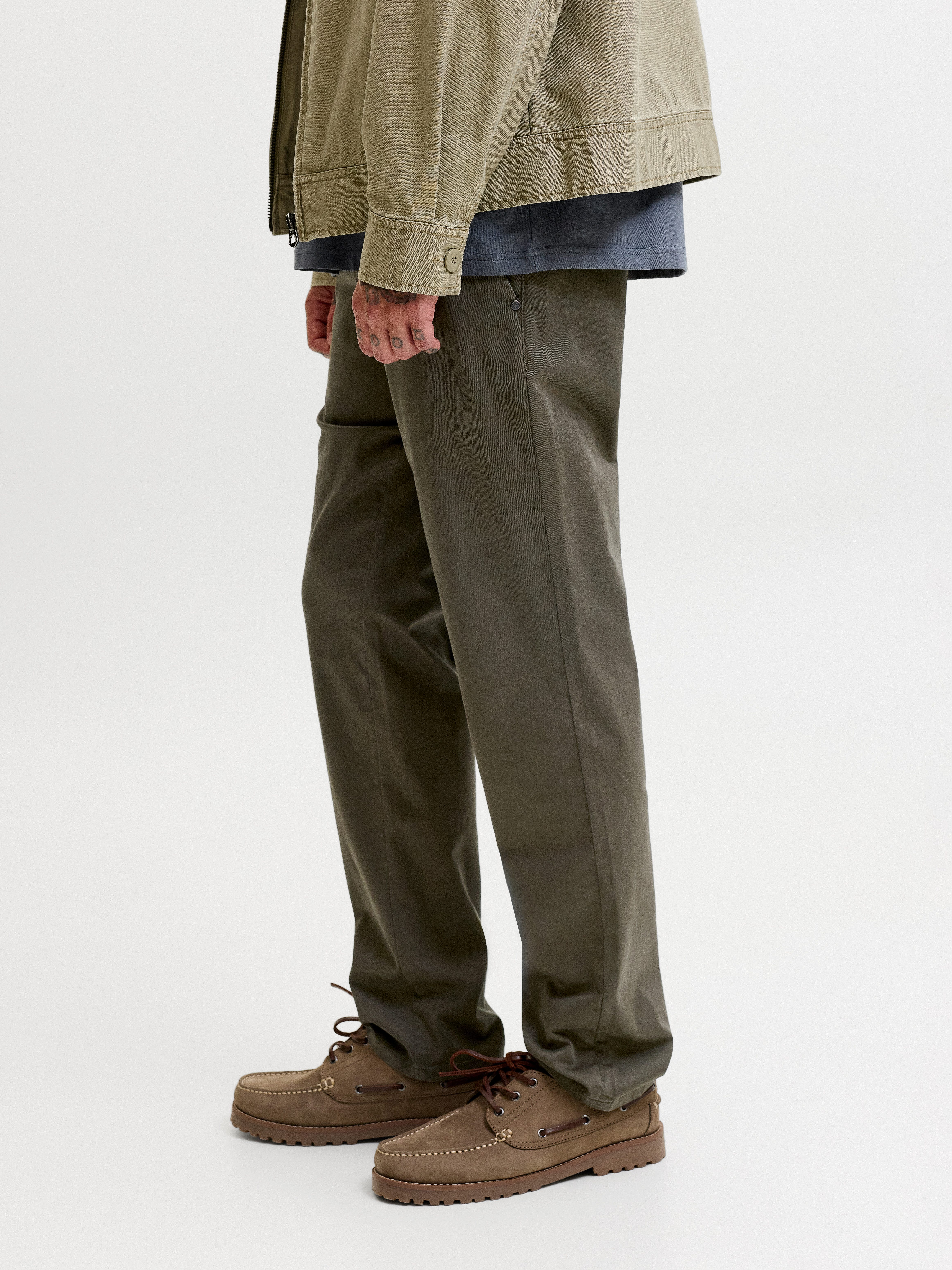 Jack & Jones Chinohose JPSTOLLIE VANCE CHINO NOOS Baumwollmischung, normal geschnitten