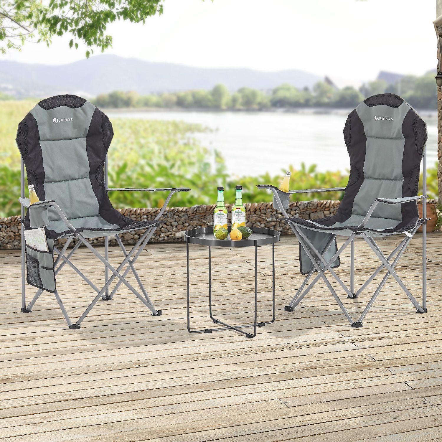 Juskys Campingstuhl Lido, leicht und stabil, günstig online kaufen