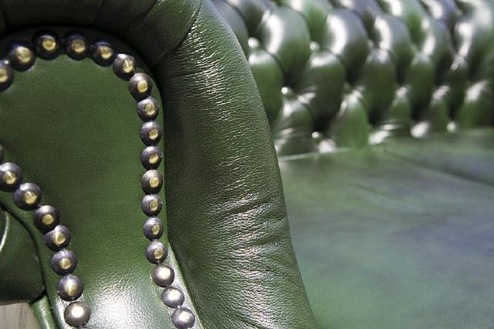 JVmoebel Chesterfield-Sofa Sitzgruppe Oxford aus echtem Leder mit Chesterfield-Design, Set, Made in Europa – Bild 5 von 5