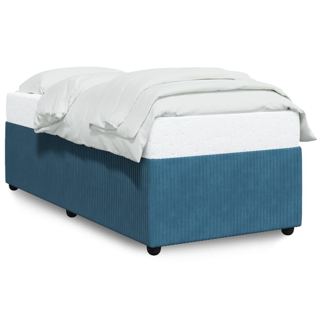 vidaXL Bett Bettgestell Blau 90x190 cm günstig online kaufen
