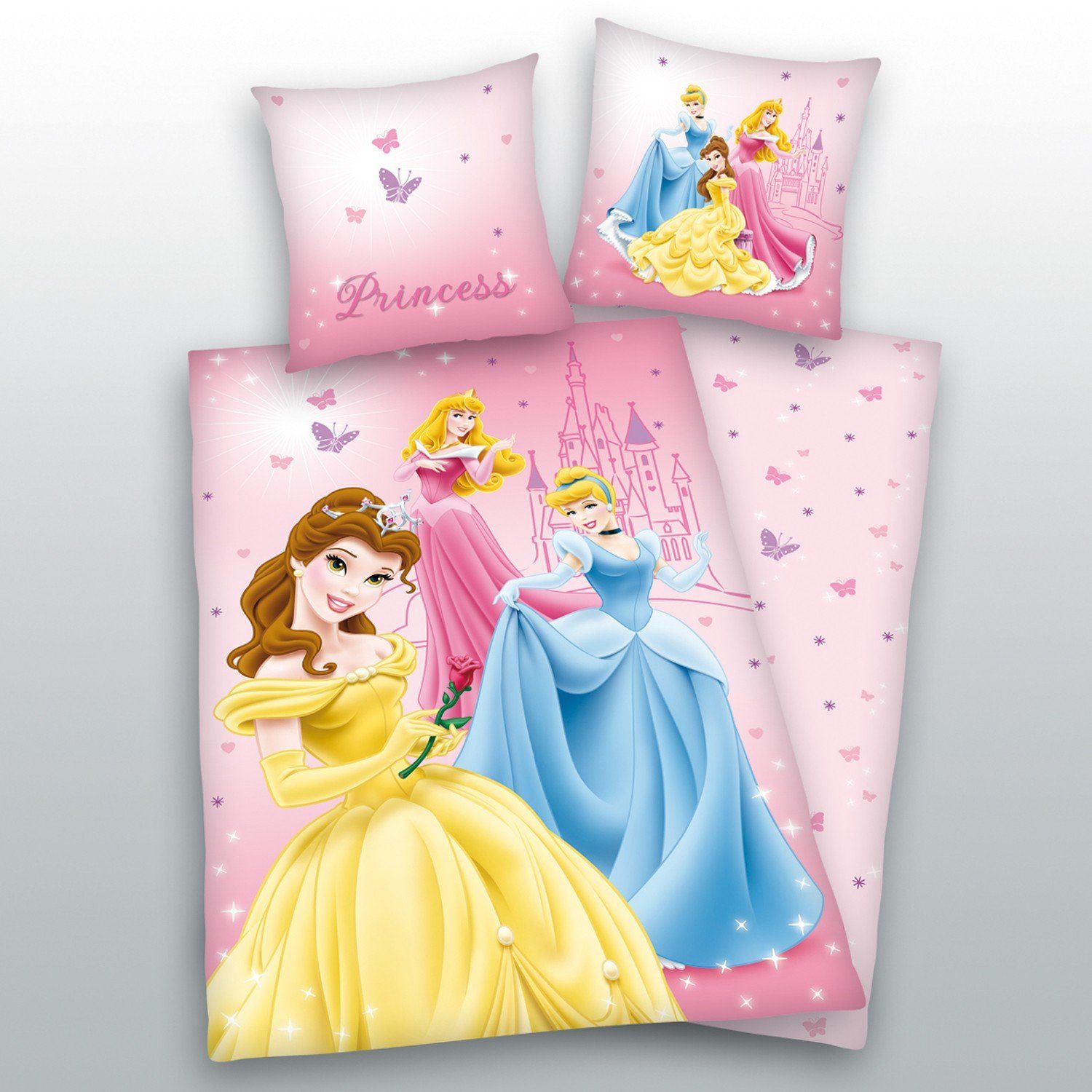 Disney Bettwäsche Princess Linon, Linon, Bettbezug