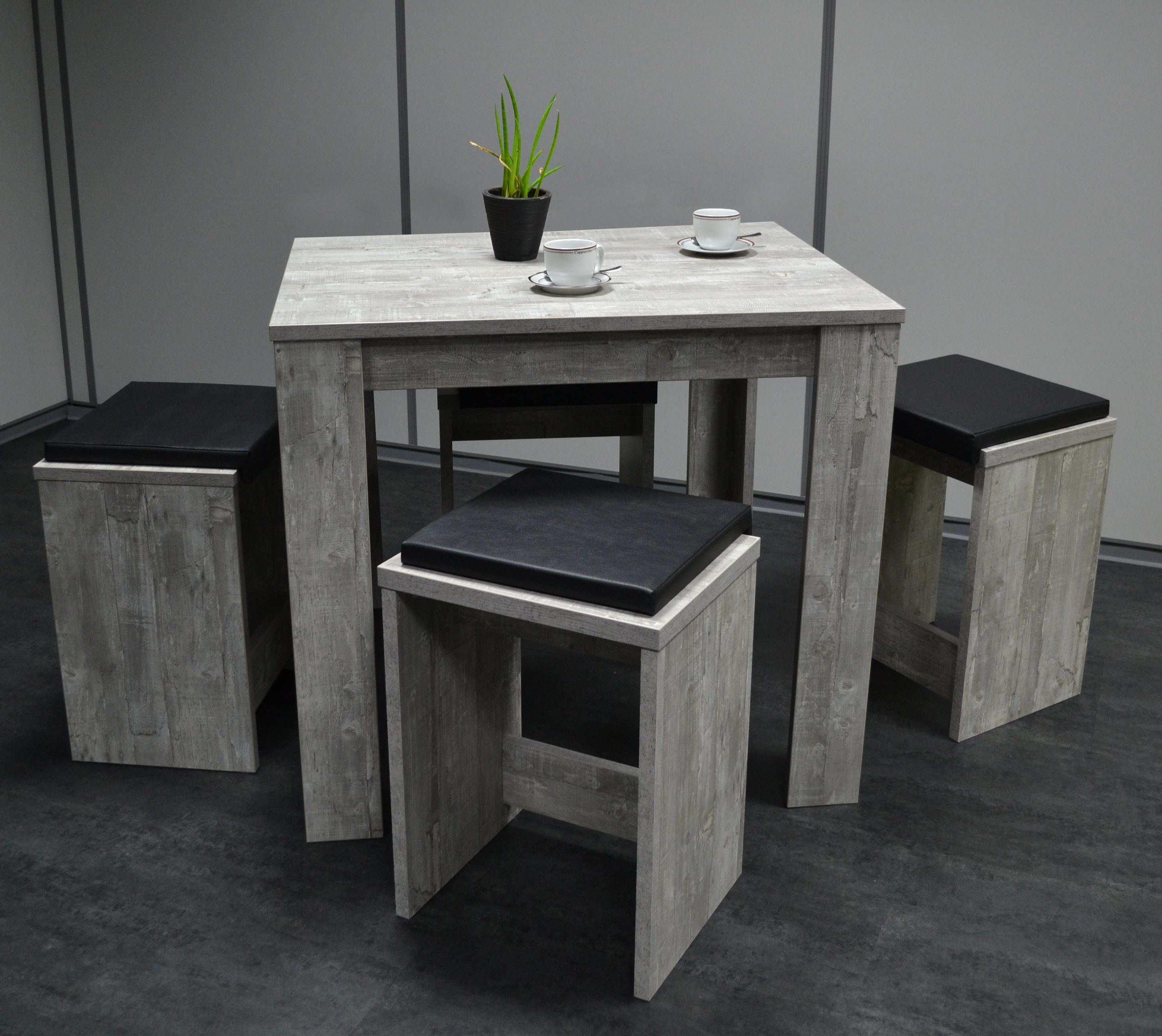 FURNARO Sitzbank, in Beton-Optik B/H/T: 45x47x37 cm