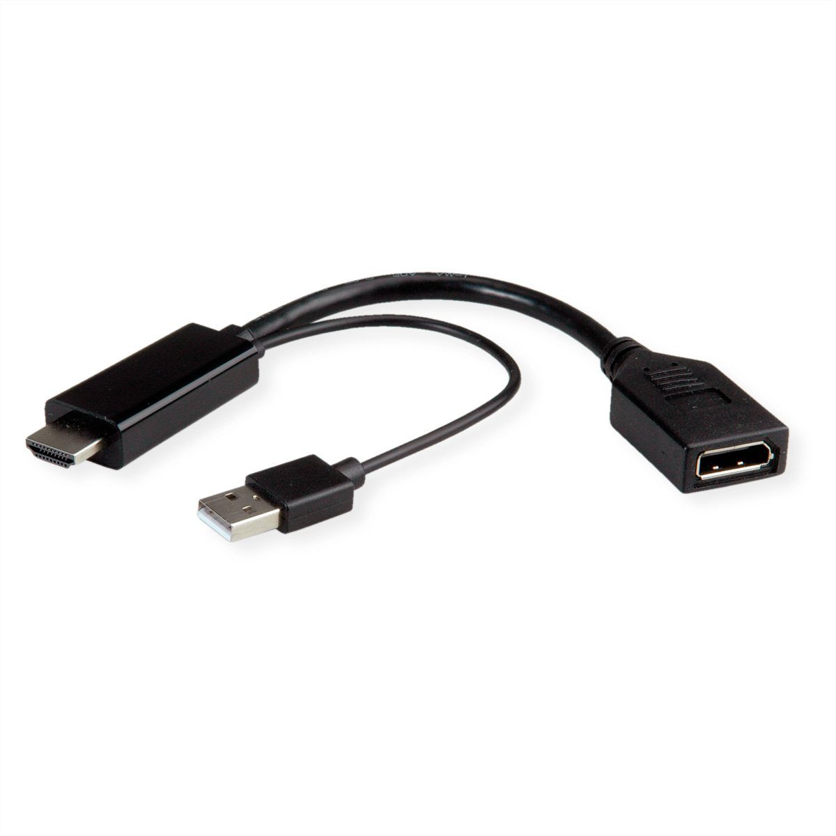 4K HDMI - DisplayPort-Adapter, v1.2, HDMI ST - DP BU Audio- & Video-Adapter