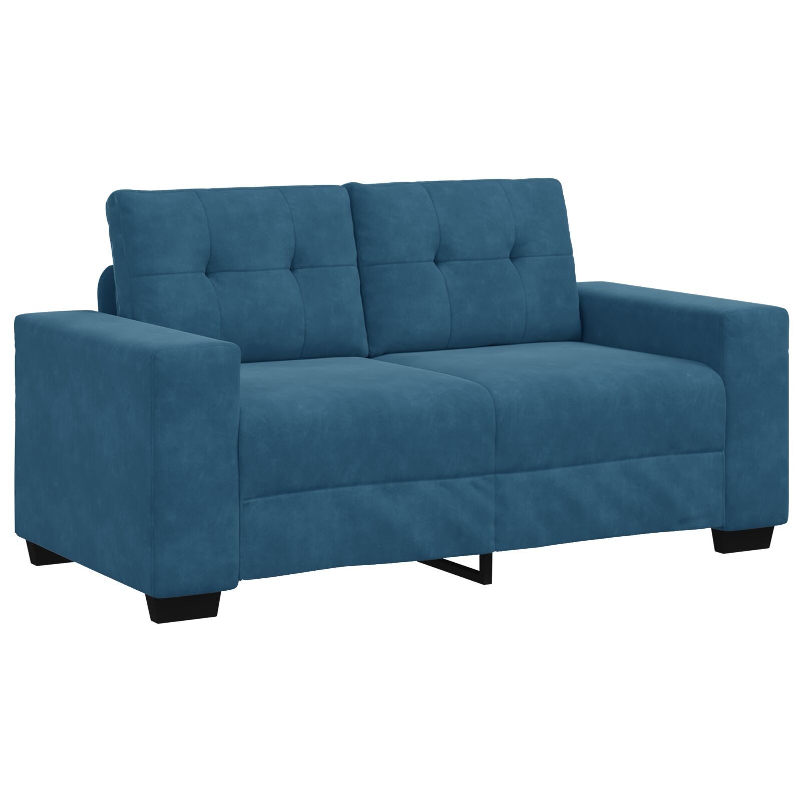vidaXL Sofa Zweisitzer-Sofa Blau 120 cm günstig online kaufen