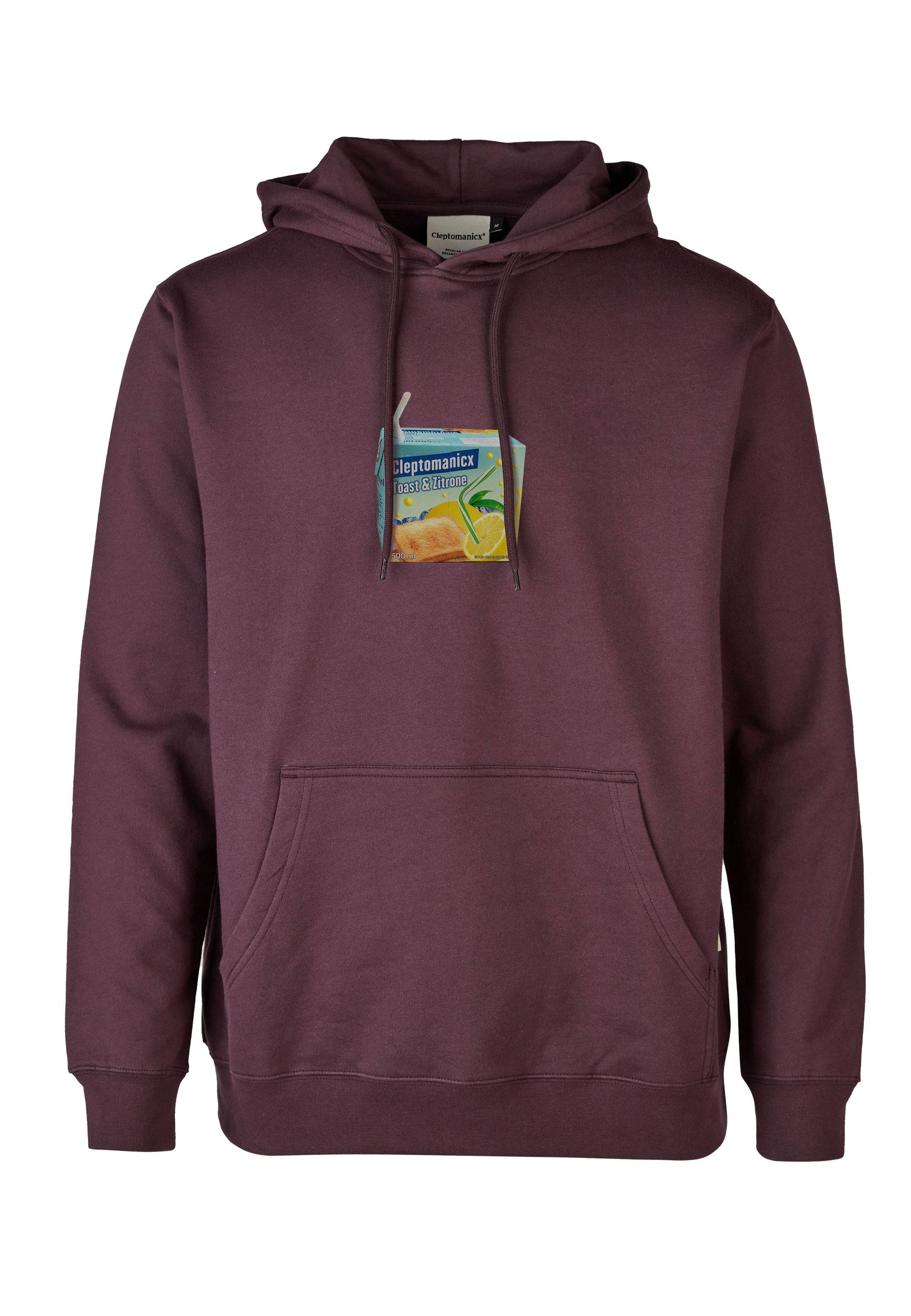 Cleptomanicx Kapuzensweatshirt Boxy Hooded Durst im lockeren Schnitt