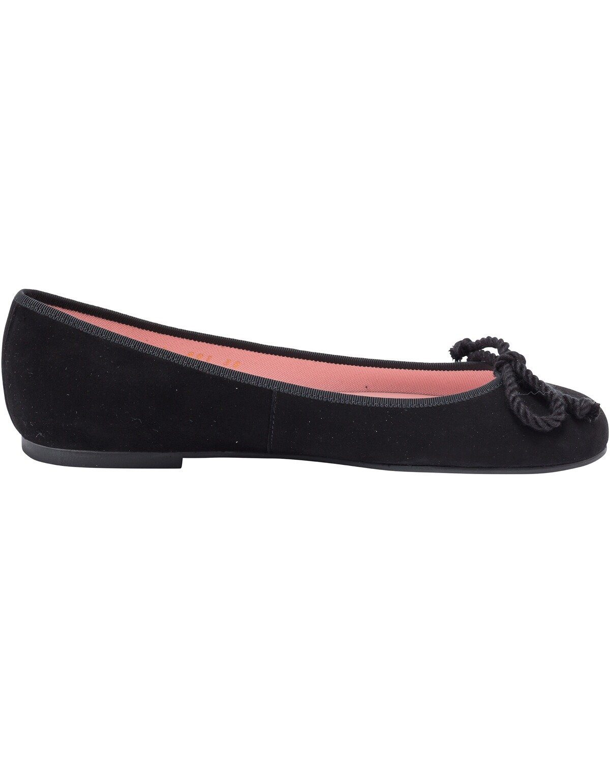 Ballerina Nubuk-Ballerinas Schwarz Ballerinas Pretty Angelis