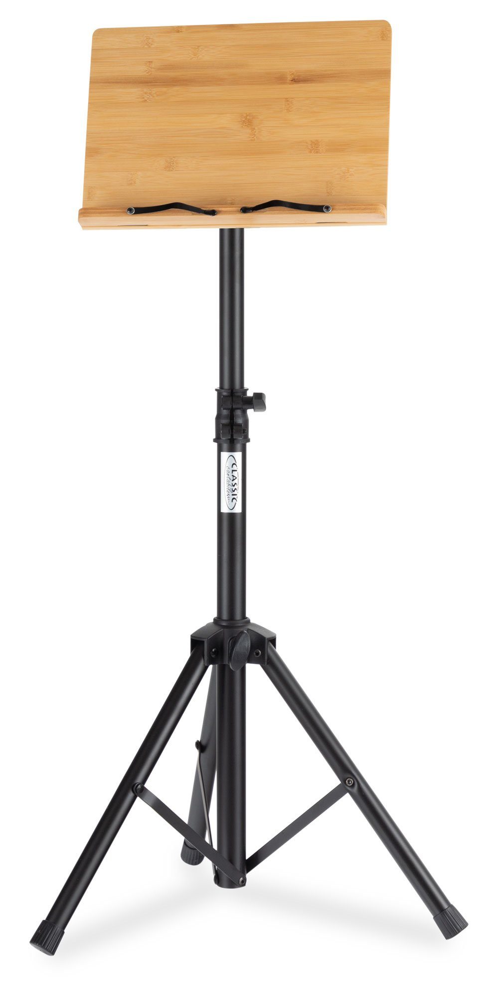 Classic Cantabile Notenpult Classic Cantabile OSW-100 Notenpult Bambus, Notenständer stufenlos höhenverstellbar und neigbar