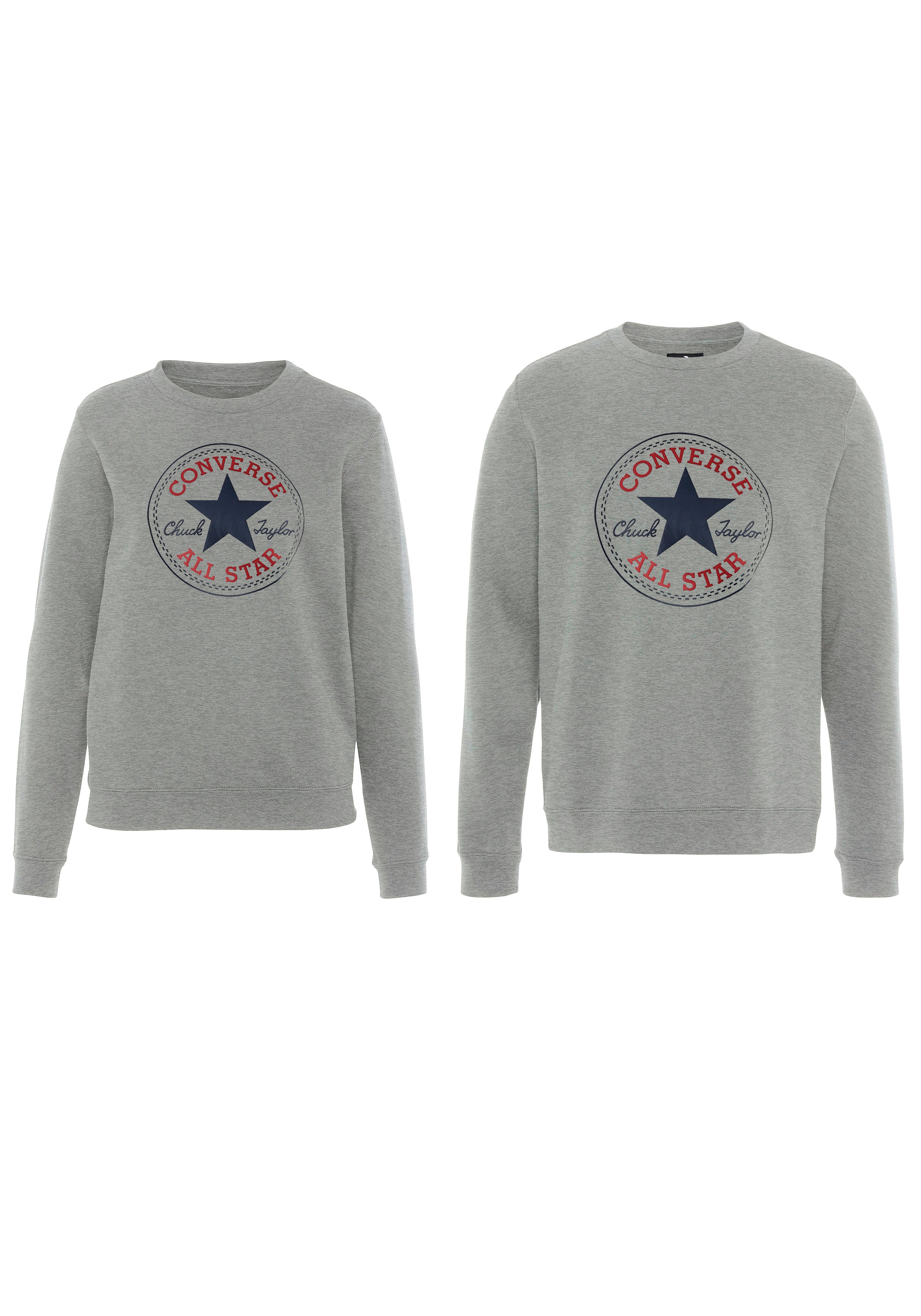 begrenzte Zeit verfügbar Converse Sweatshirt UNISEX ALL BRUSHED STAR PATCH BACK