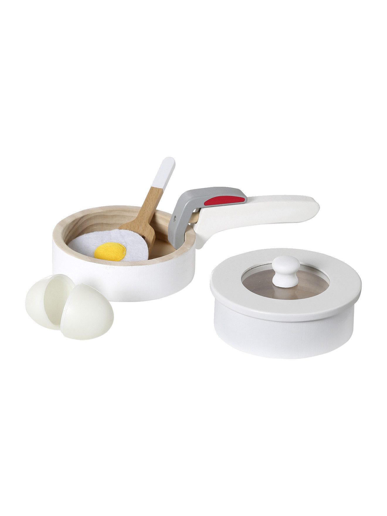 vertbaudet Kinder-Küchenset Kinder Pfannen-Set mit Holz FSC® MIX