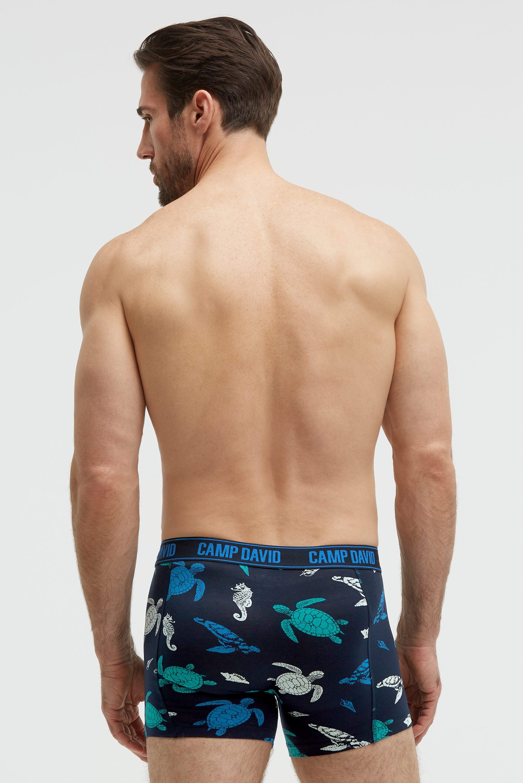 CAMP DAVID Boxershorts Set: (2-St) mit All Over Print