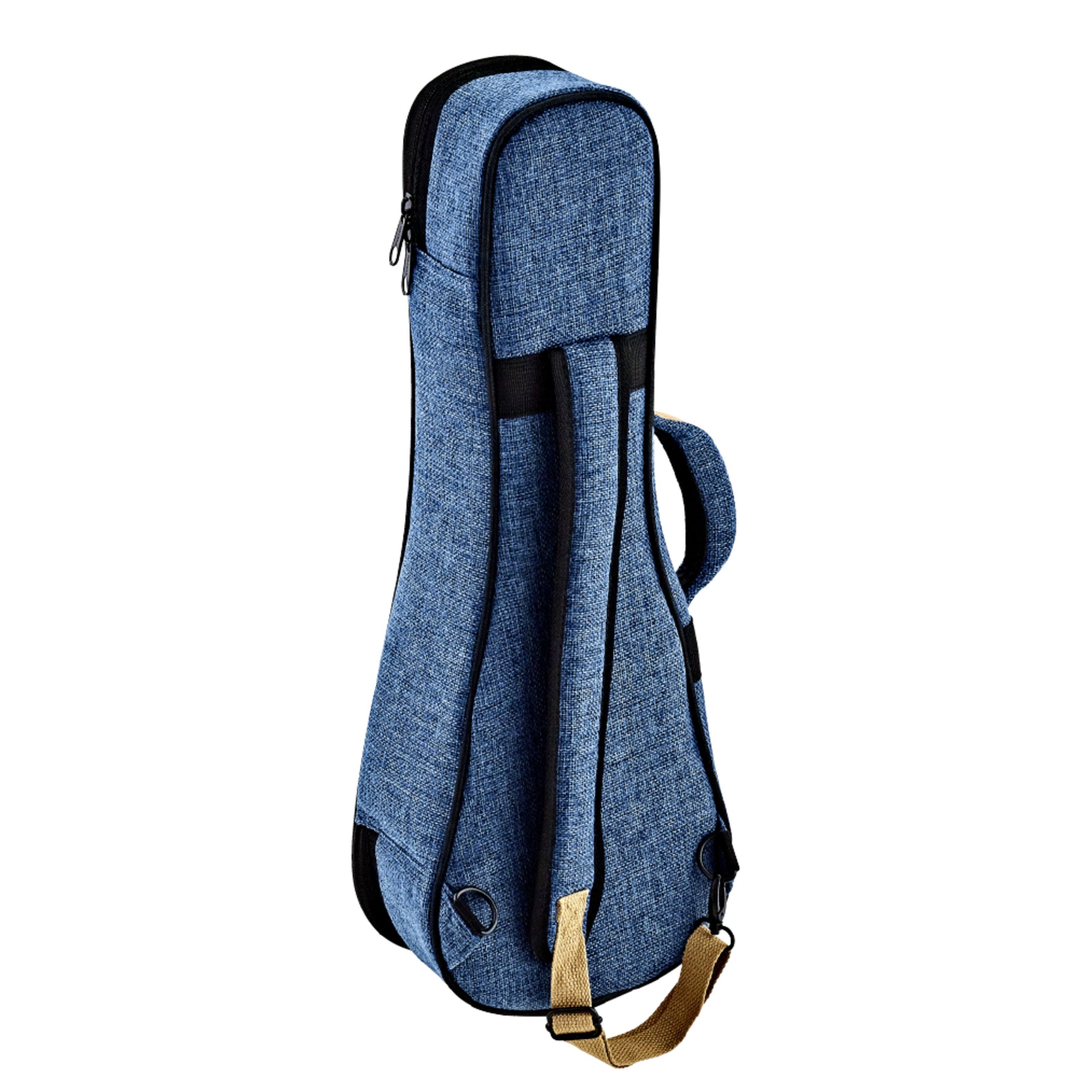 ORTEGA Guitars Ukulelen-Koffer, Softcase Sopran Ukulele Ocean Blue - Tasche für Ukulelen