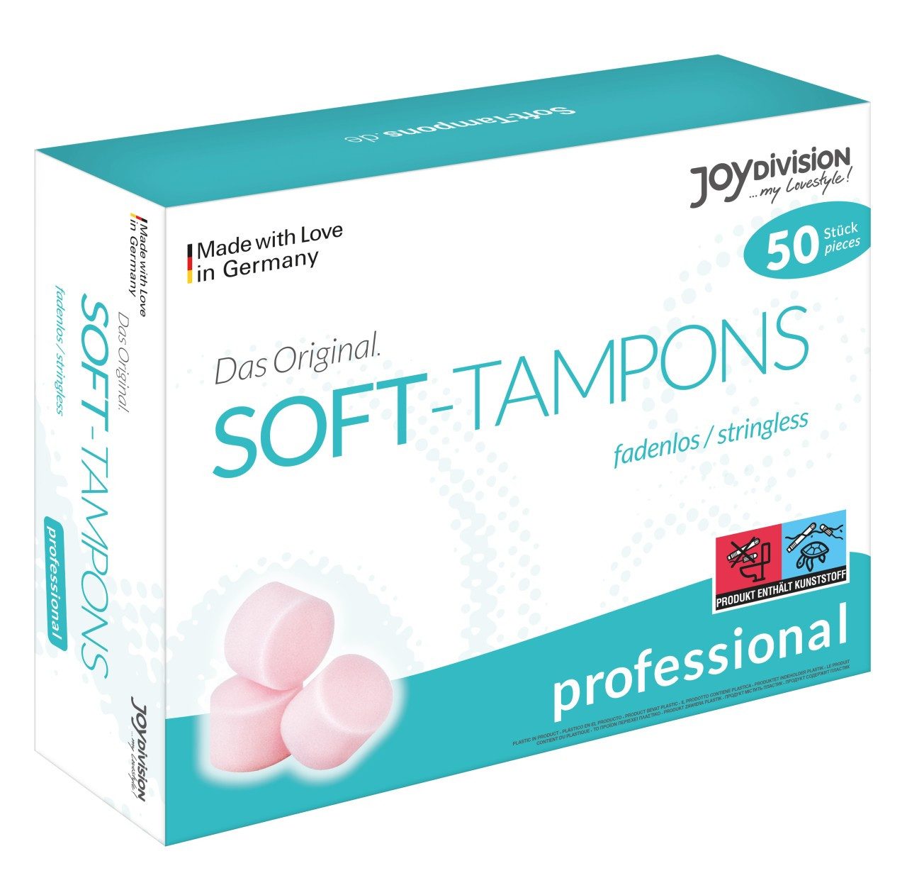 JOYDIVISION Abendhandschuhe JOYDIVISION - Soft - Tampons Professional 50er Pac