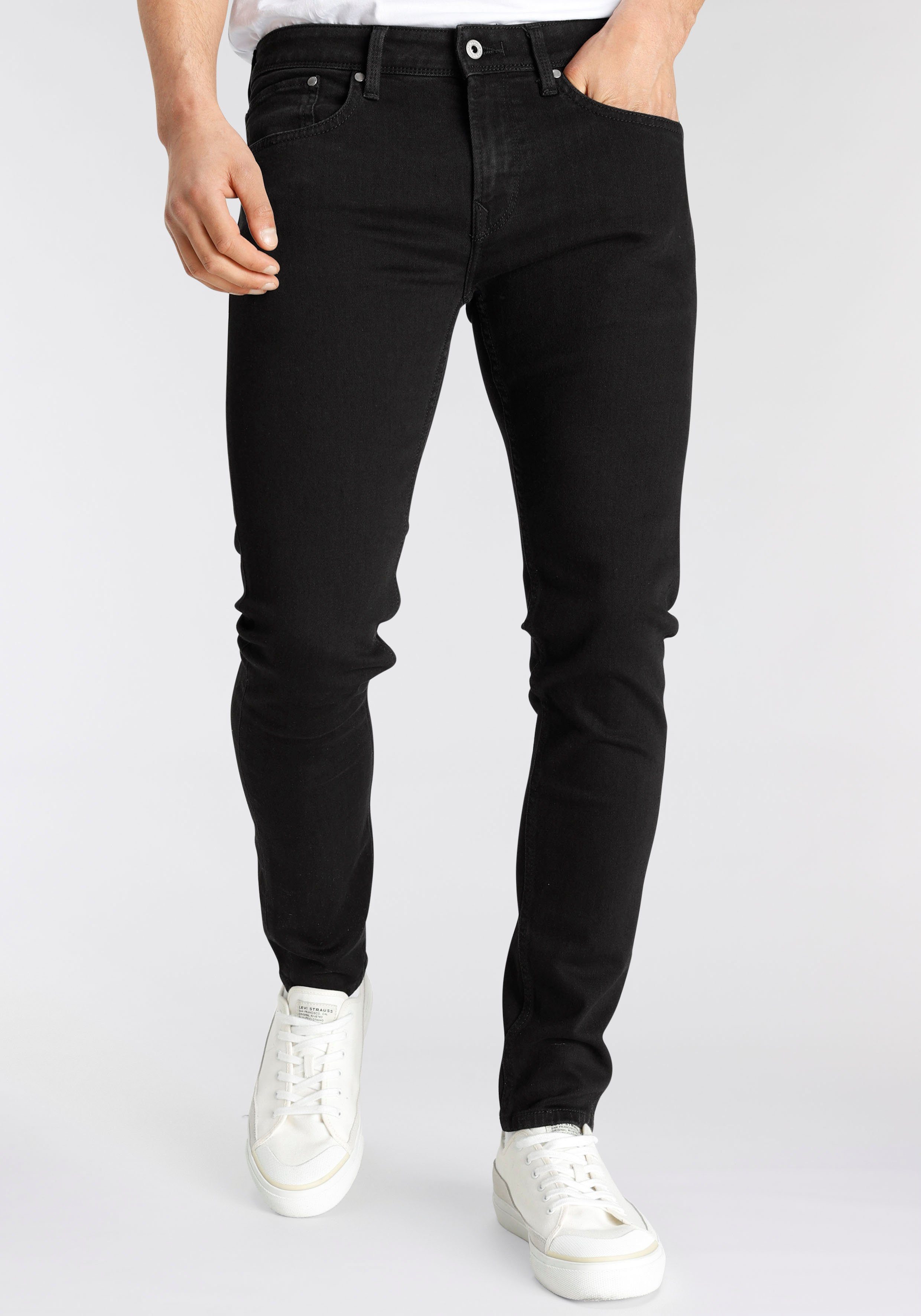 Pepe Jeans Skinny-fit-Jeans black Finsbury