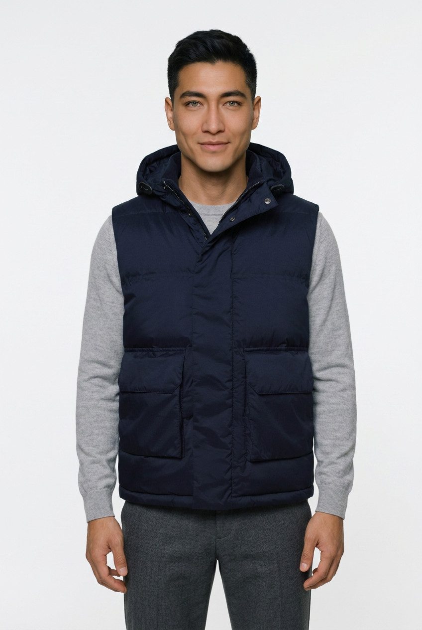 Pioneer Authentic Jeans Steppweste mit Taschen