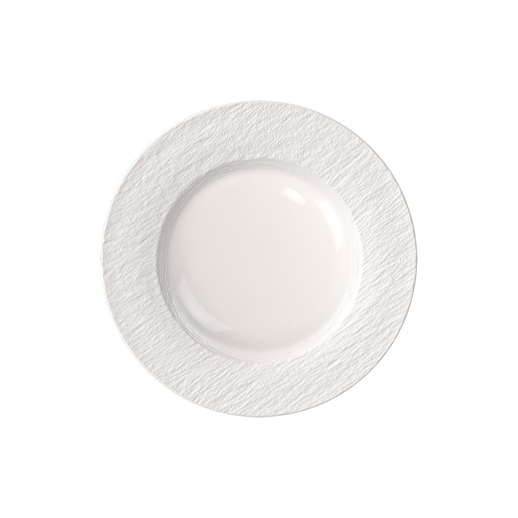 Villeroy & Boch Speiseteller Manufacture Speiseteller, (1 St), Premium Porcelain, 1 Stck, mikrowellensicher,spülmaschinenfest, Made i