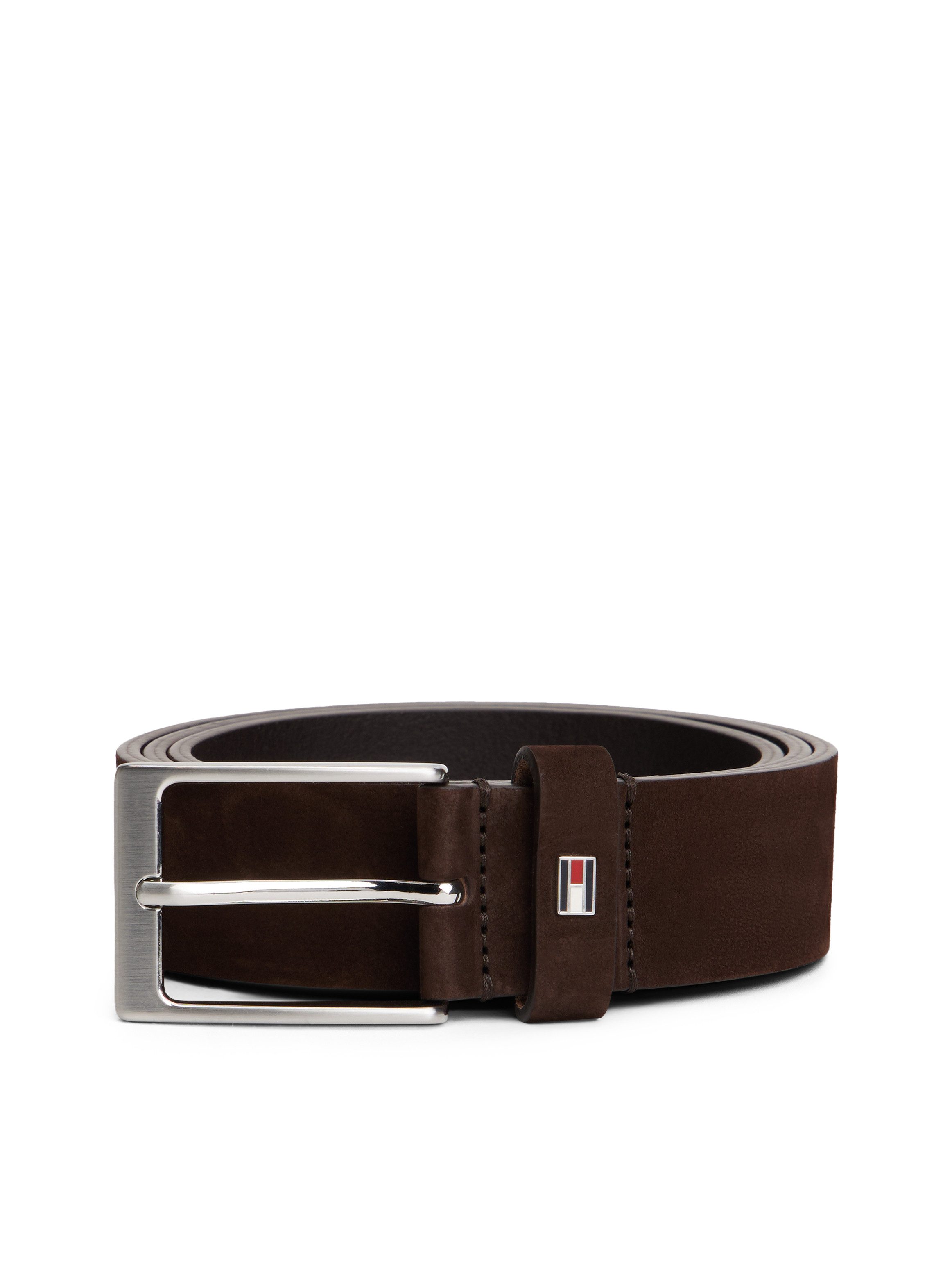 Tommy Hilfiger Ledergürtel LAYTON NUBUCK Größenverstellbar