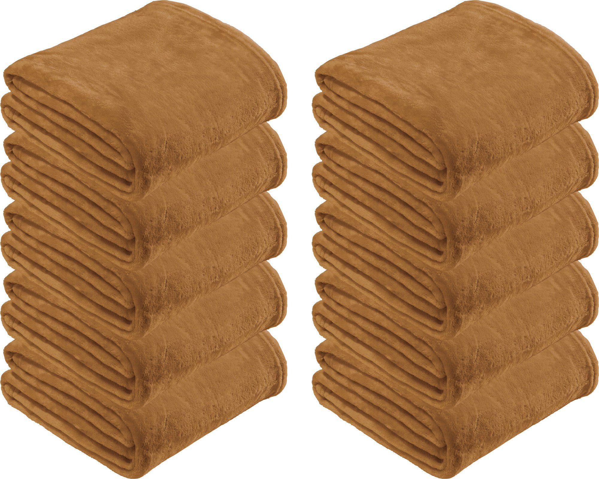 Wohndecke Fleece Wohndecke 10er-Pack "Amarillo", REDBEST, günstig online kaufen