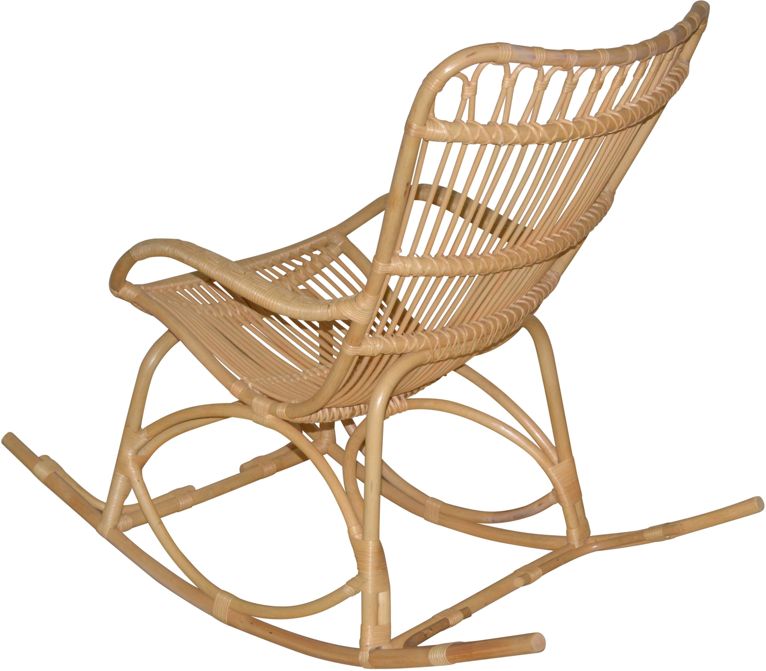 HOFMANN LIVING AND MORE Schaukelsessel (1-St), Handgeflochten