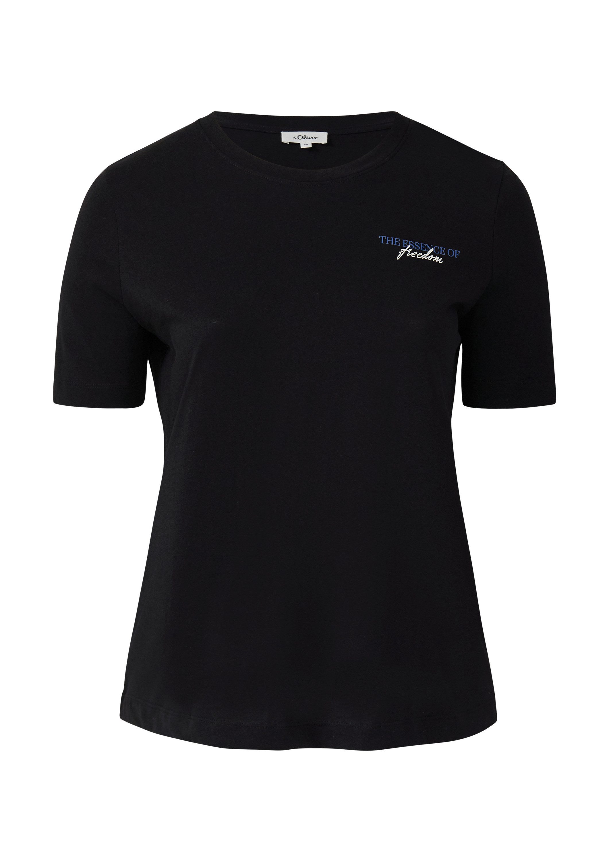 s.Oliver Kurzarmshirt T-Shirt T-Shirt mit Front- günstig online kaufen