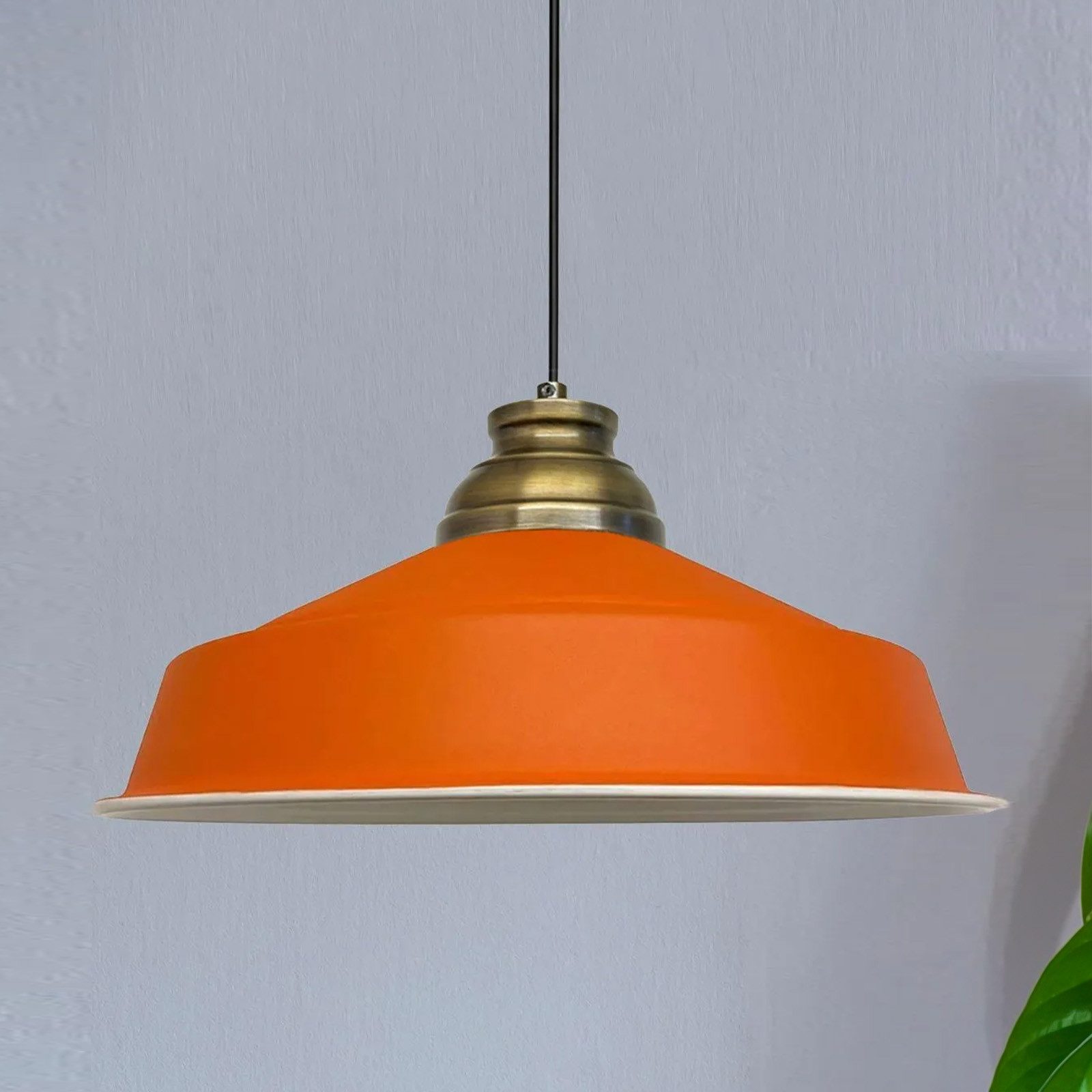 Bamyum Pendelleuchte Hängelampe Asletl-HG Ø41cm, Pendelleuchte Vintage, E27 Lampe, ohne Leuchtmittel