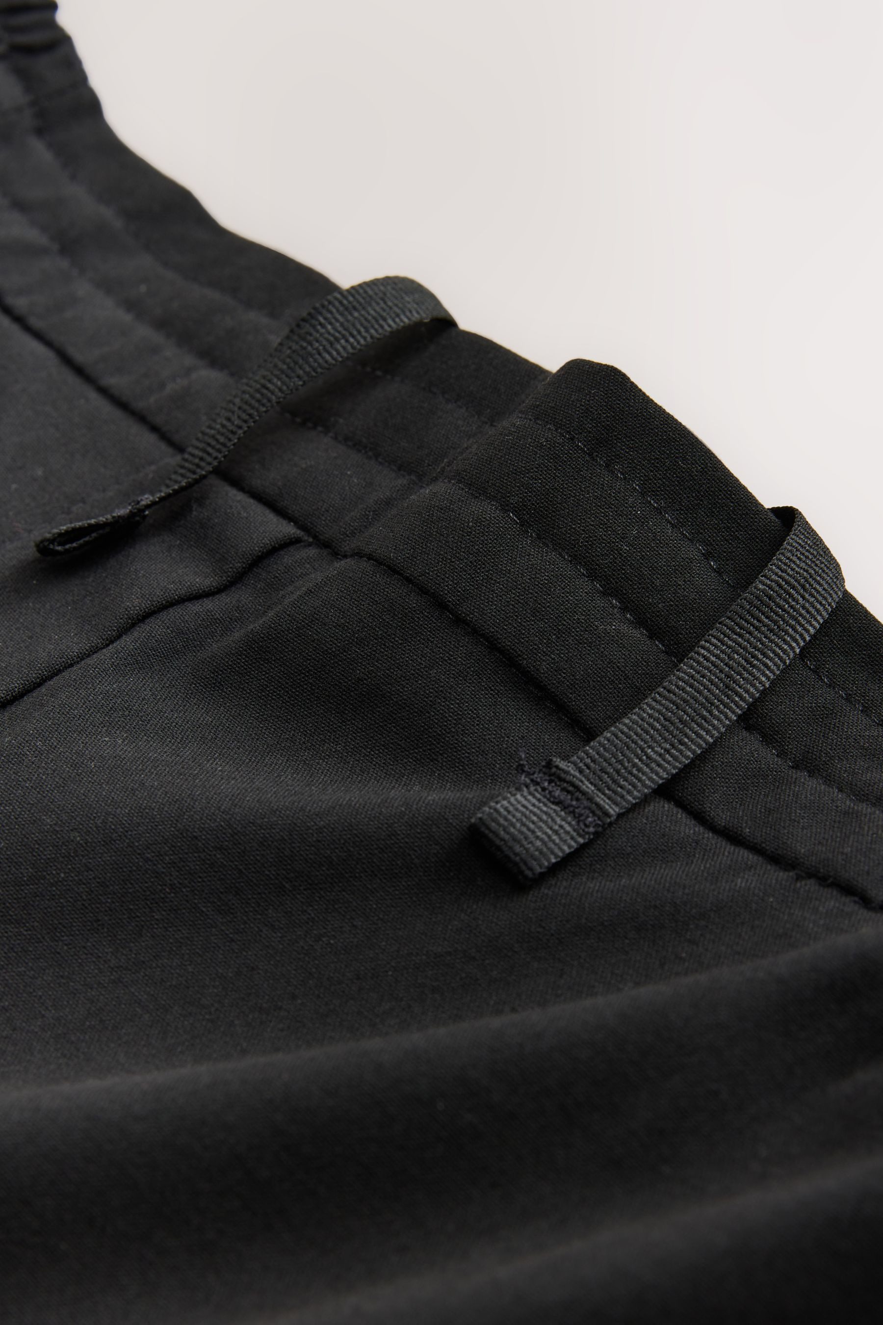 Next Anzughose Figurbetonte weite Hose mit Wollanteil, Petite (1-tlg)