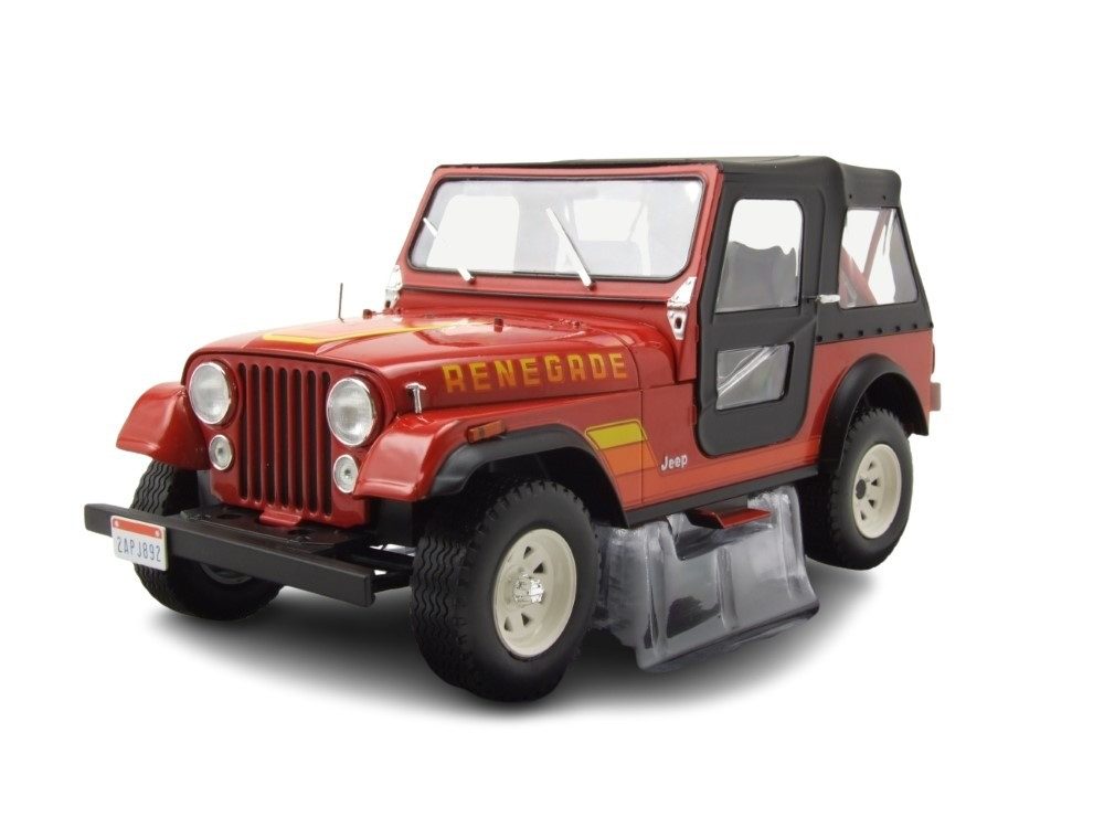 ixo Models Modellauto Jeep Renegade 1983 rot, Maßstab 1:24
