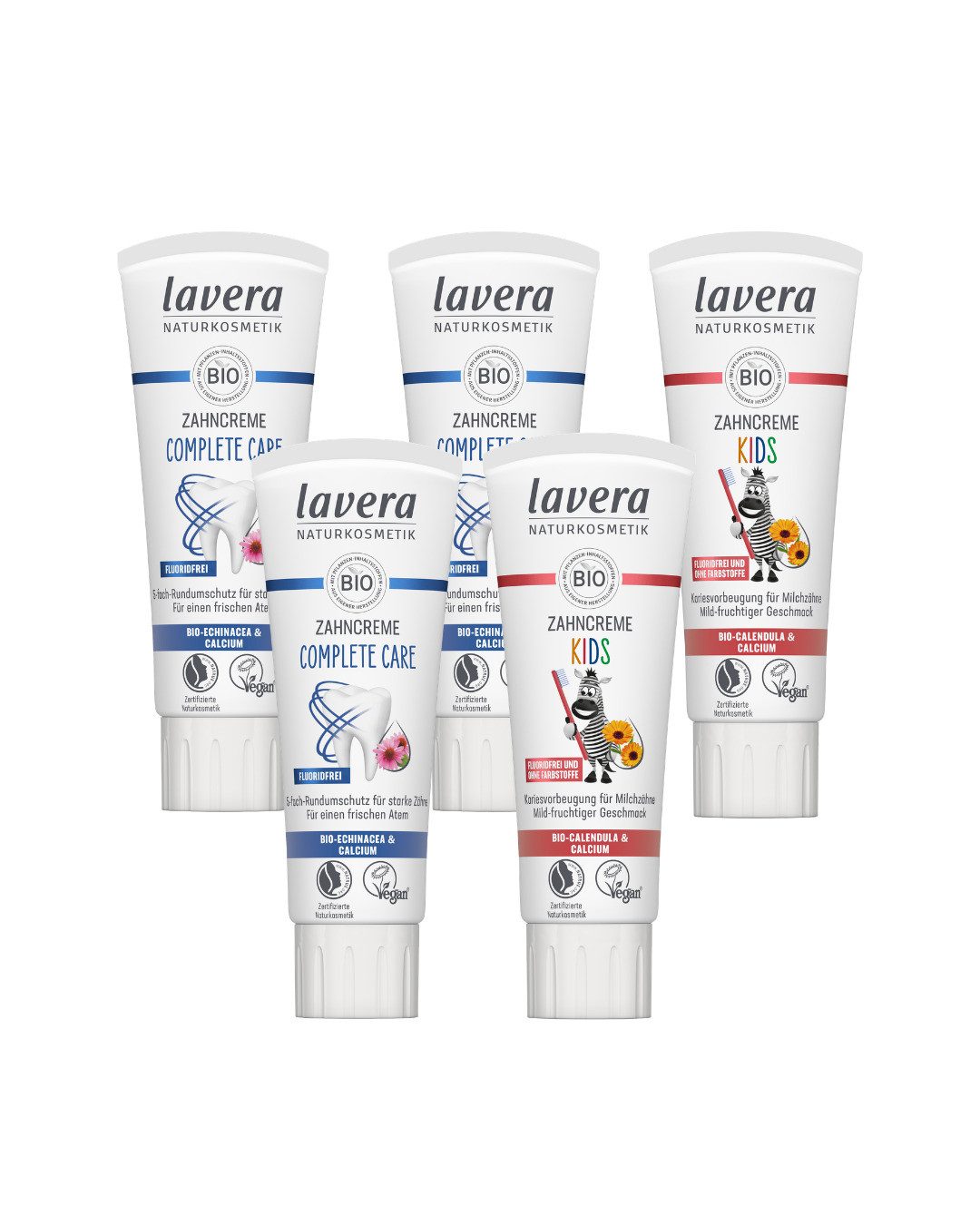 lavera Zahnpasta Family Zahnpaste Set, (375-St)