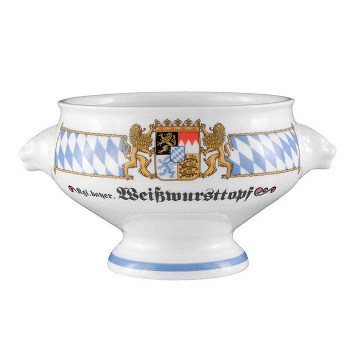Seltmann Weiden Suppenschüssel Compact Bayern, Porzellan, 1,0 L