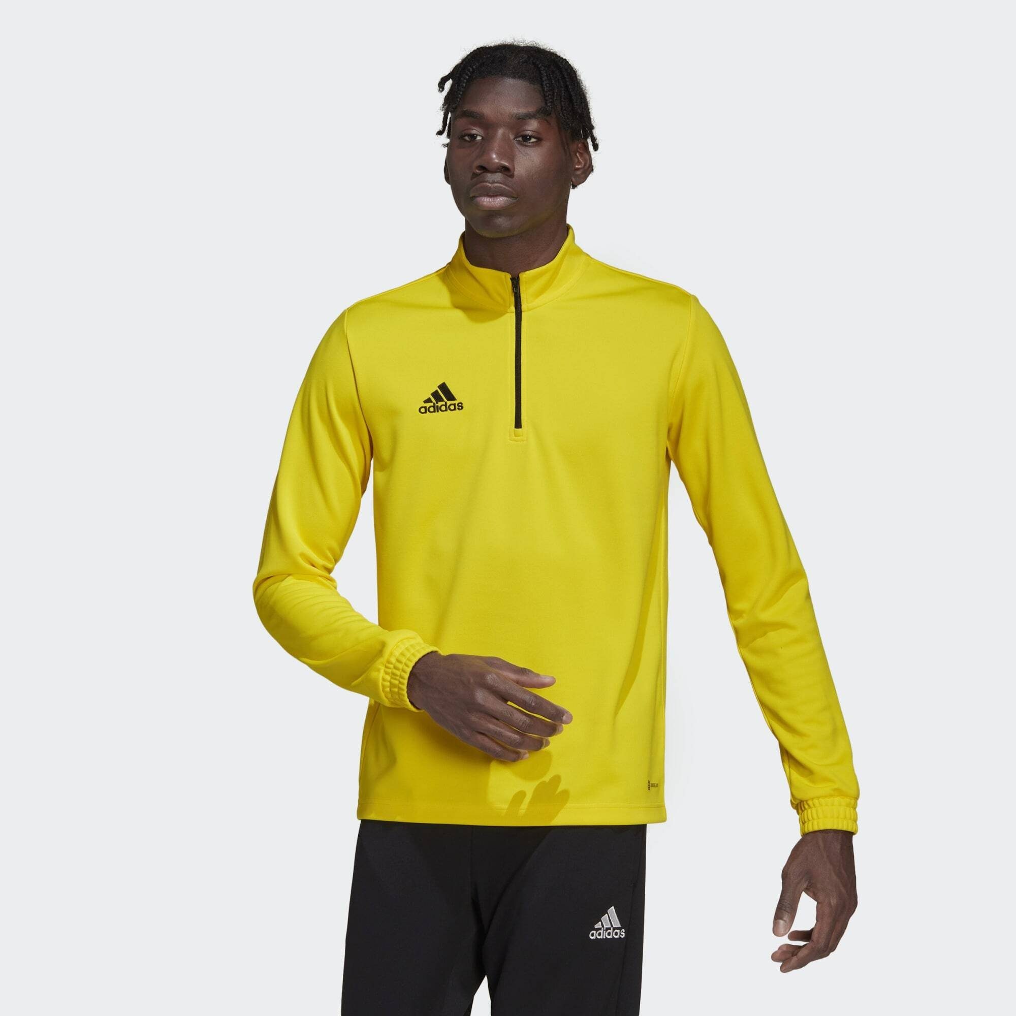 OBERTEIL / TRAINING ENTRADA Yellow adidas Team Black 22 Performance Funktionsshirt