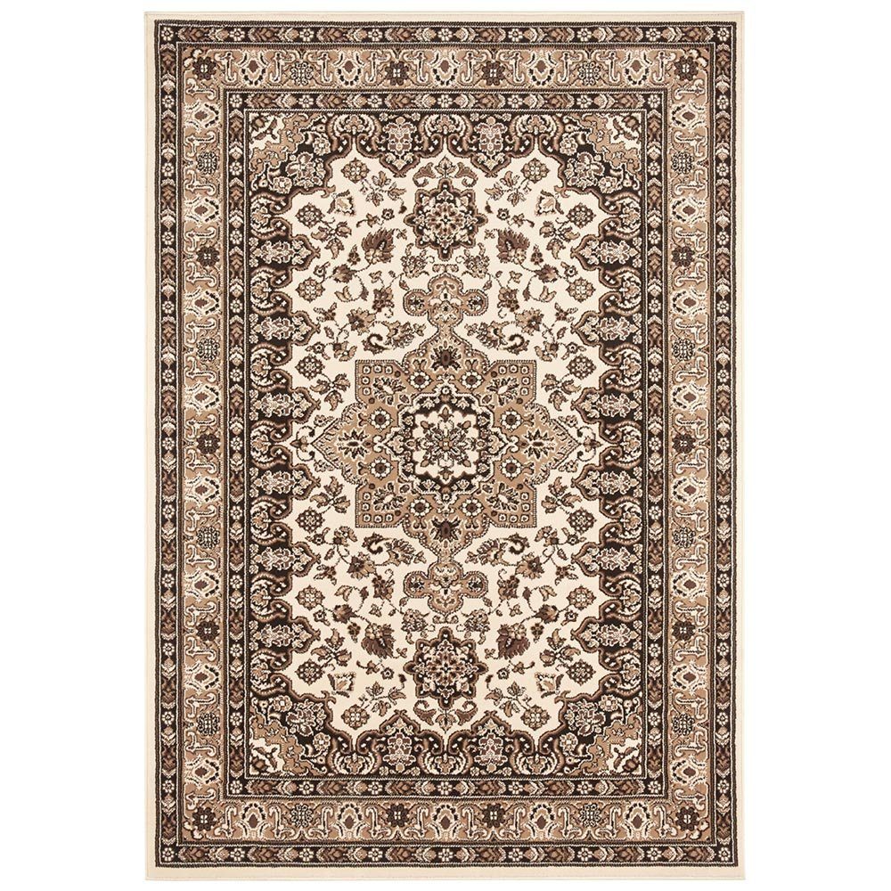NOURISTAN Teppich Orientalischer Teppich Parun Täbriz Ivory Beige, rechteckig, Höhe: 9 mm