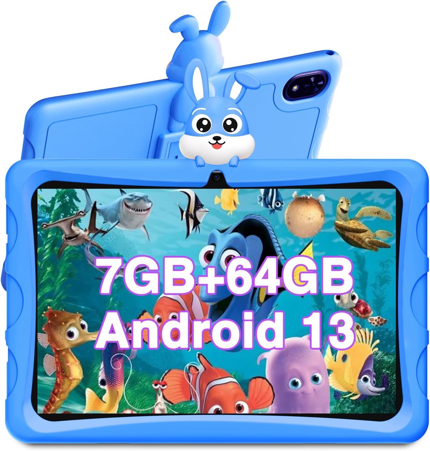 DOOGEE Kinder's Quad-Core-Prozessor, Kindersicherung, 5060mAh Tablet (10", 64 GB, Android 13, Sicheres und Leistungsstarkes Gerät für Kinder)
