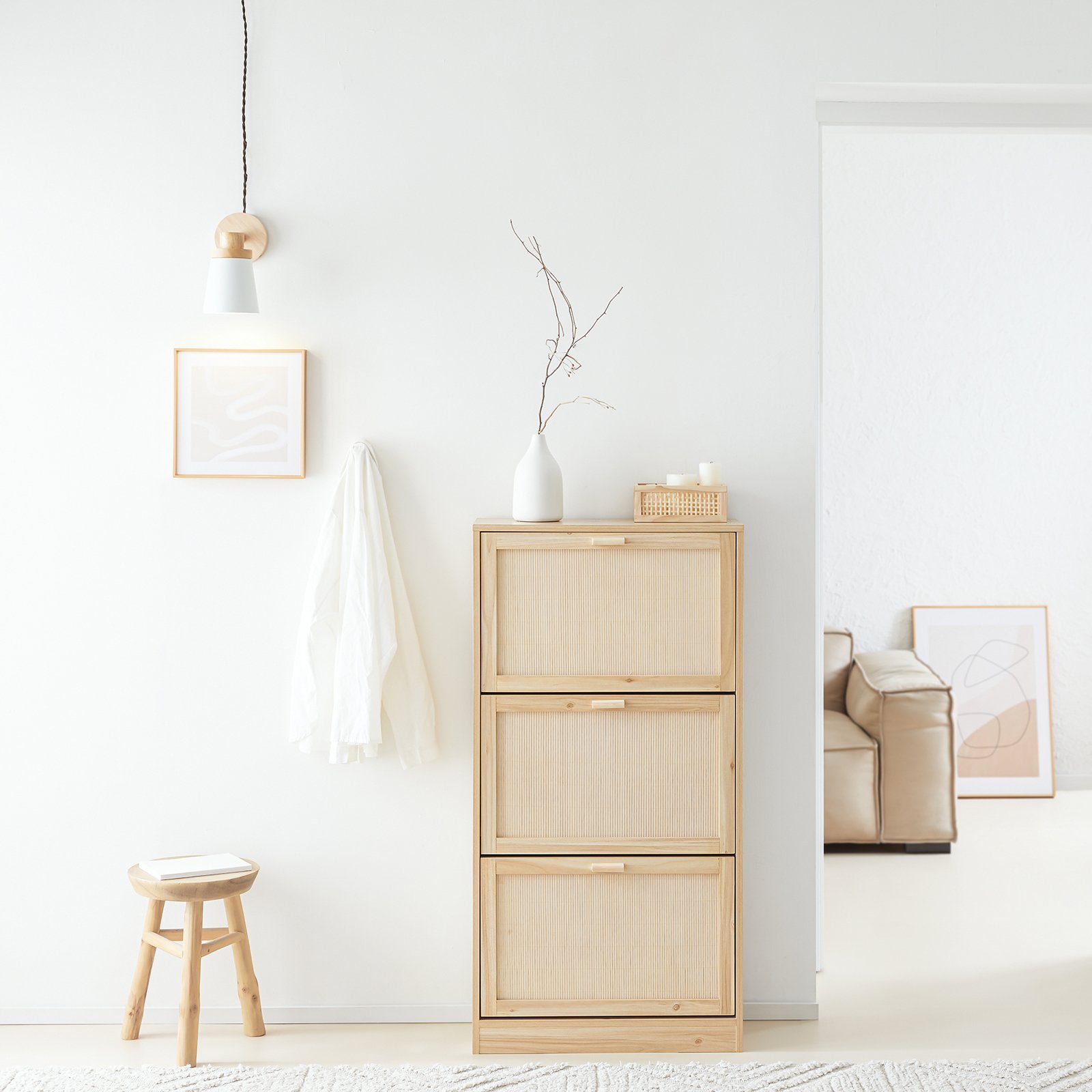 SoBuy Schuhschrank FSR159, Schuhschrank schmal, mit variabel verstellbaren günstig online kaufen