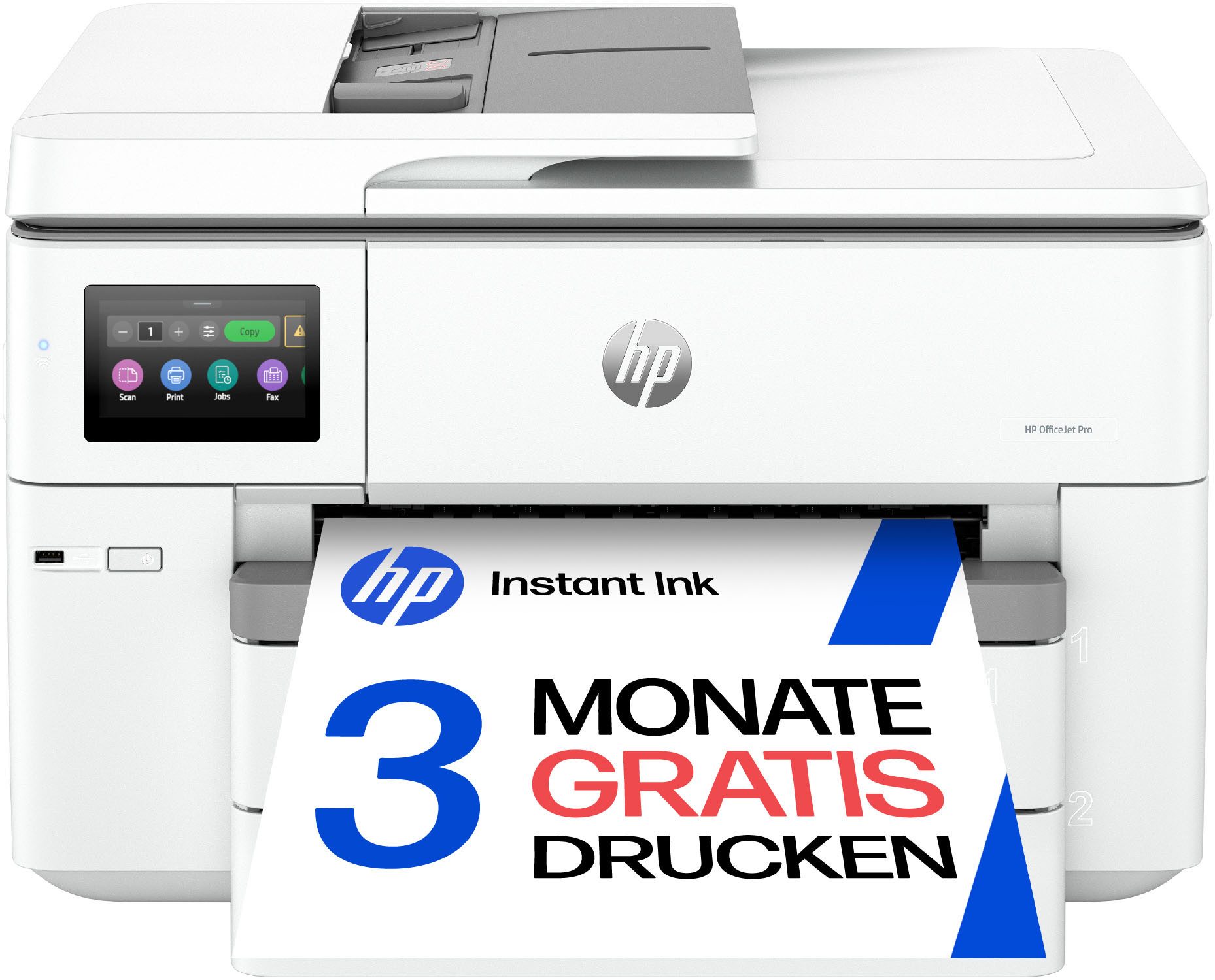 HP OfficeJet Pro 9730e A3 Großformatdrucker Multifunktionsdrucker, (WLAN (Wi-Fi), Bluetooth, LAN (Ethernet), 3 Monate gratis* drucken mit Instant Ink)