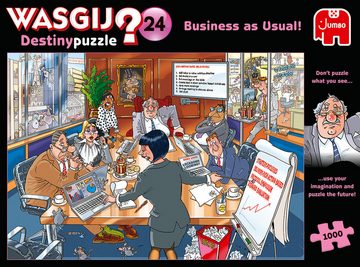 Jumbo Spiele Puzzle Wasgij Destiny 24 Der ganz normale Wahnsinn, 1000 Puzzleteile