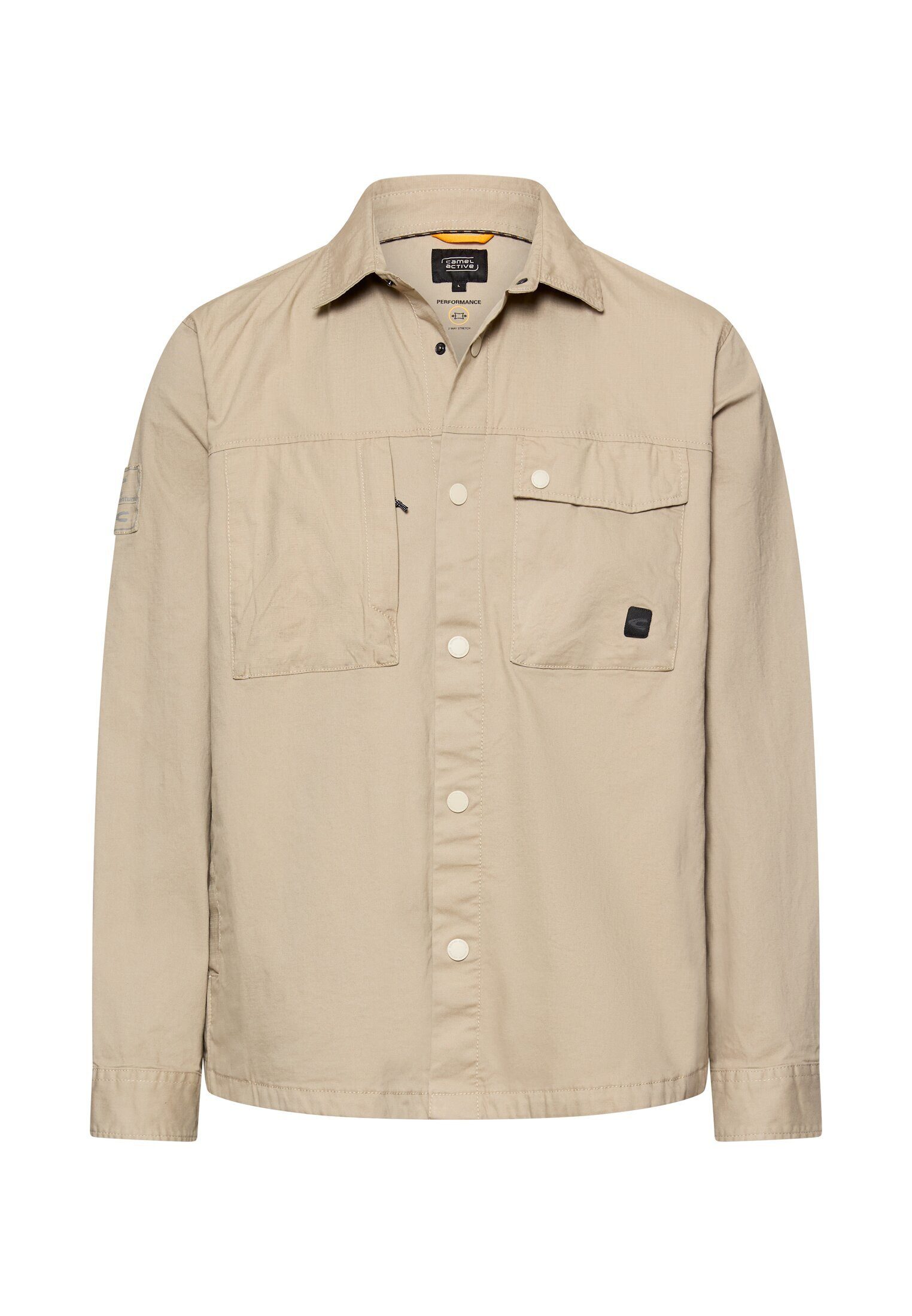Hemdjacke mit Taschen Langarm