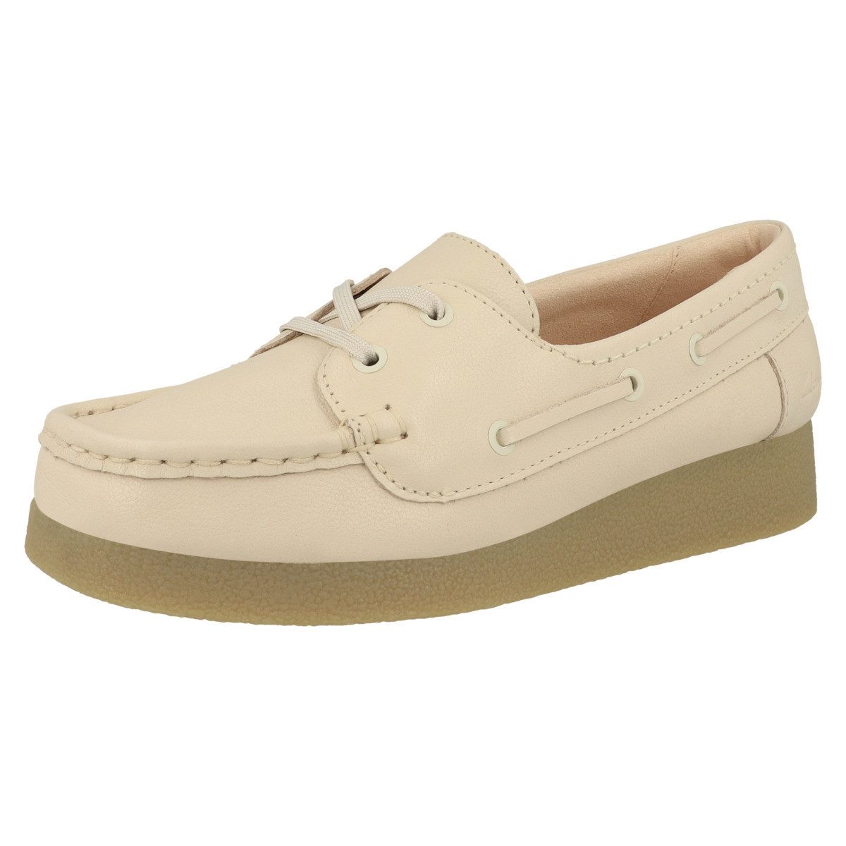 Clarks Wallabee EVO Sea Damen Schnürschuh Sneaker, Turnschuhe, Sportschuhe, Freizeitschuhe, Schnürschuhe – Bild 4 von 5